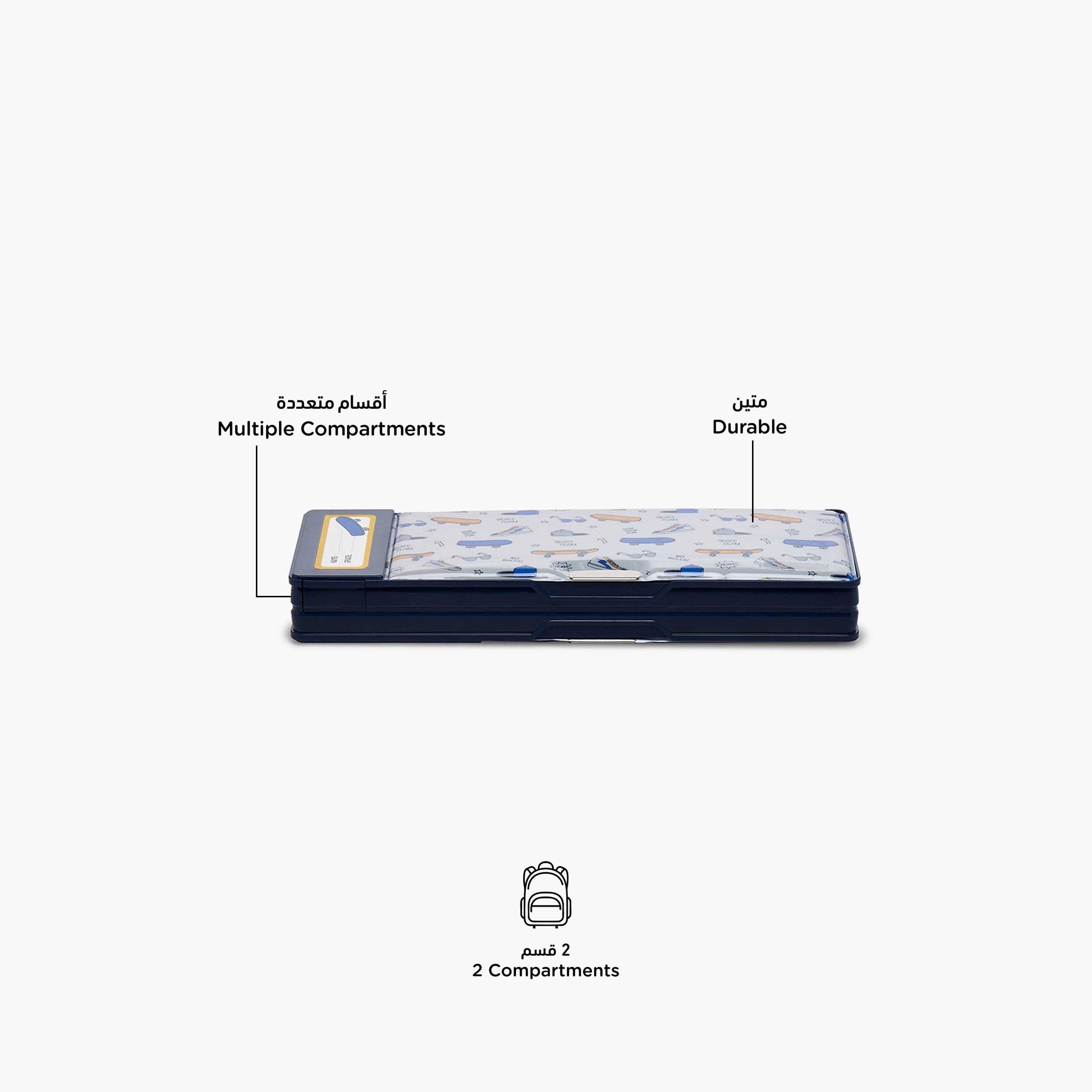 Yolo Skateboard Print Pencil Case with Calculator-school-stationery-pencilcases-image-2