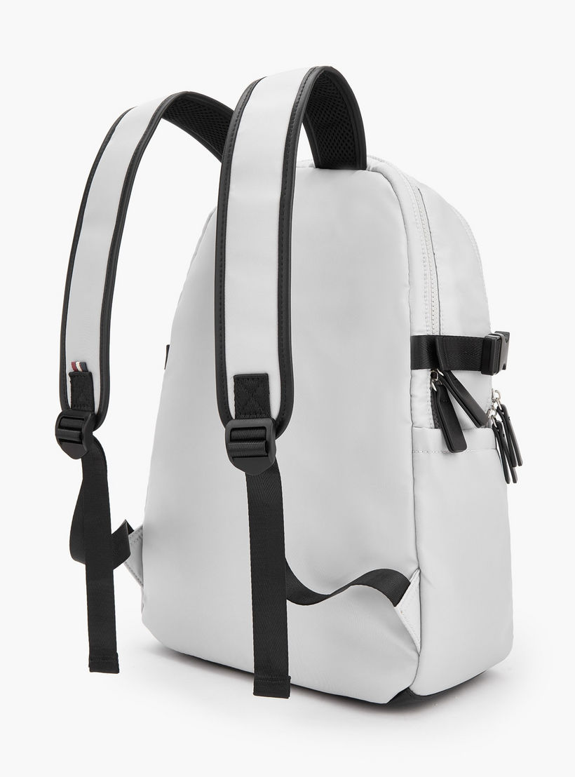 Lee Cooper Logo Applique Backpack with Adjustable Shoulder Straps-school-bagsandbackpacks-backpacks-image-7