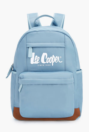Lee Cooper Solid Backpack with Adjustable Shoulder Straps-women-bagsandwallets-backpacks-image-1