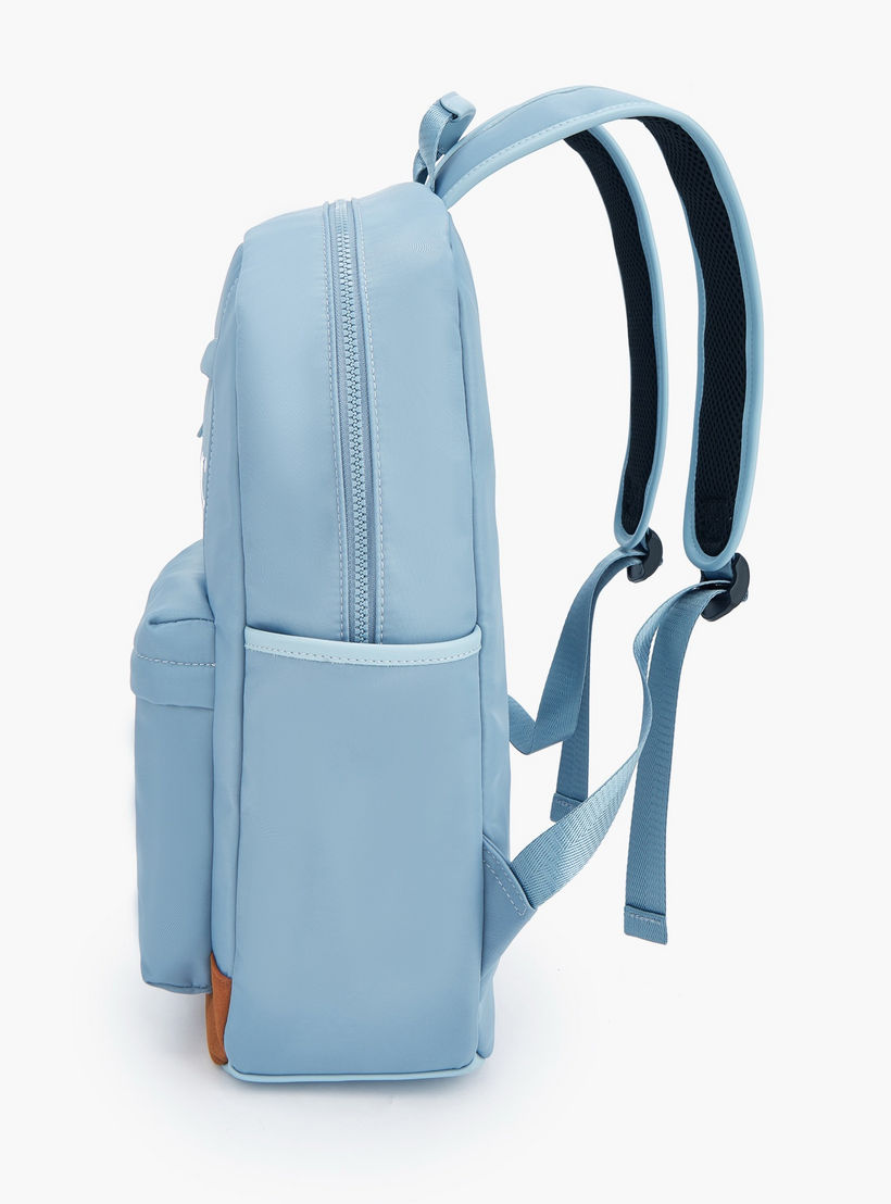 Lee Cooper Solid Backpack with Adjustable Shoulder Straps-women-bagsandwallets-backpacks-image-6