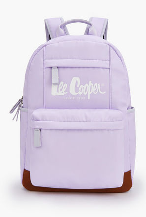 Lee Cooper Solid Backpack with Adjustable Shoulder Straps-women-bagsandwallets-backpacks-image-1