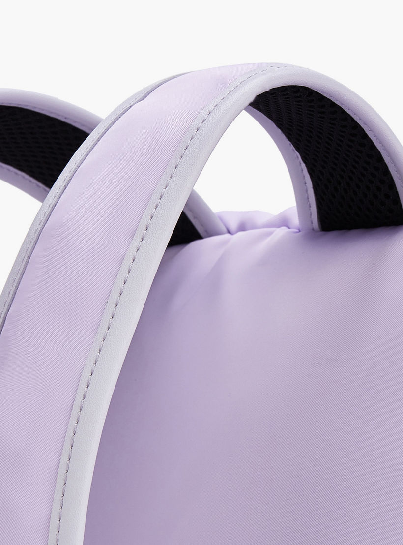 Lee Cooper Solid Backpack with Adjustable Shoulder Straps-women-bagsandwallets-backpacks-image-4