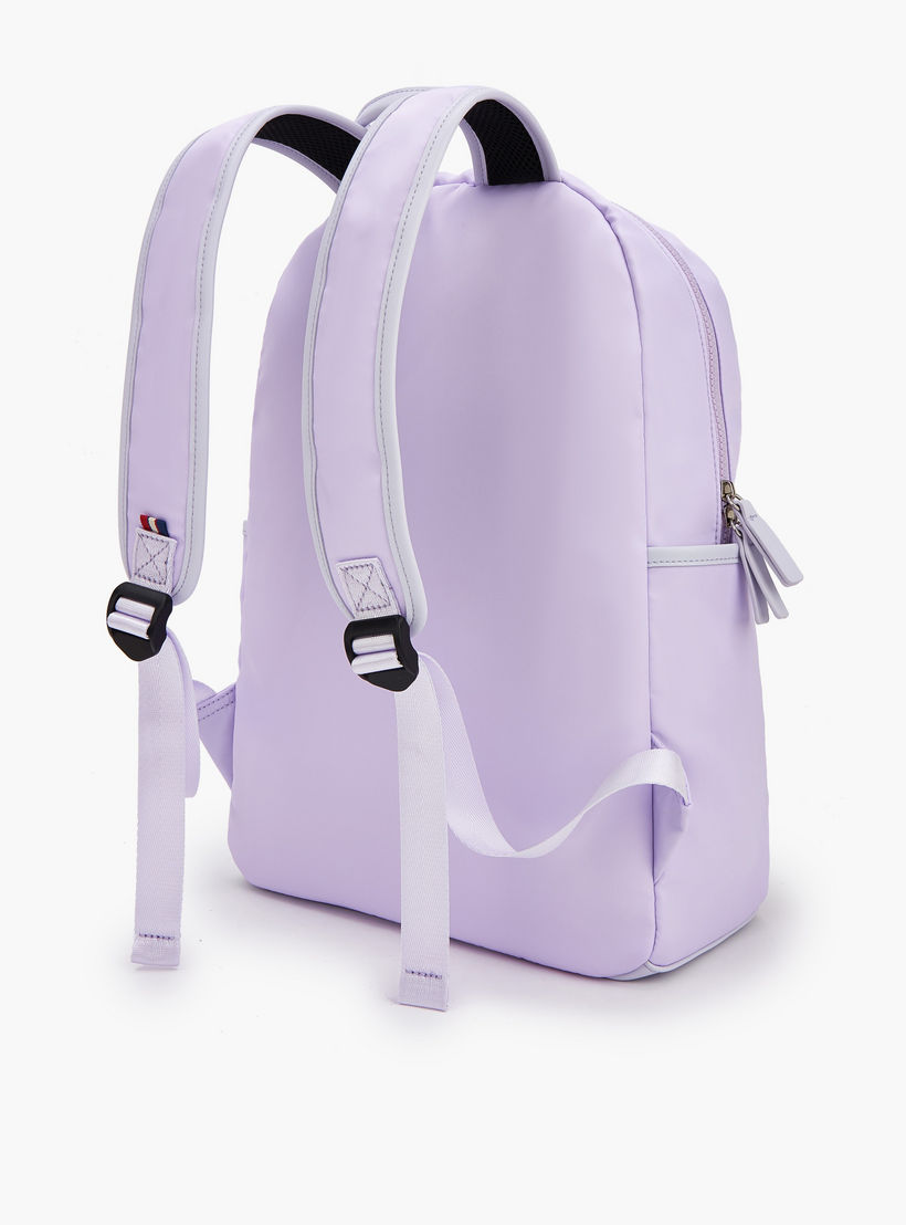 Lee Cooper Solid Backpack with Adjustable Shoulder Straps-women-bagsandwallets-backpacks-image-7