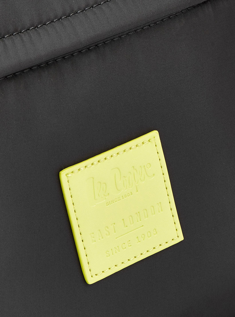 Lee Cooper Logo Applique Backpack with Zip Closure-school-bagsandbackpacks-backpacks-image-3