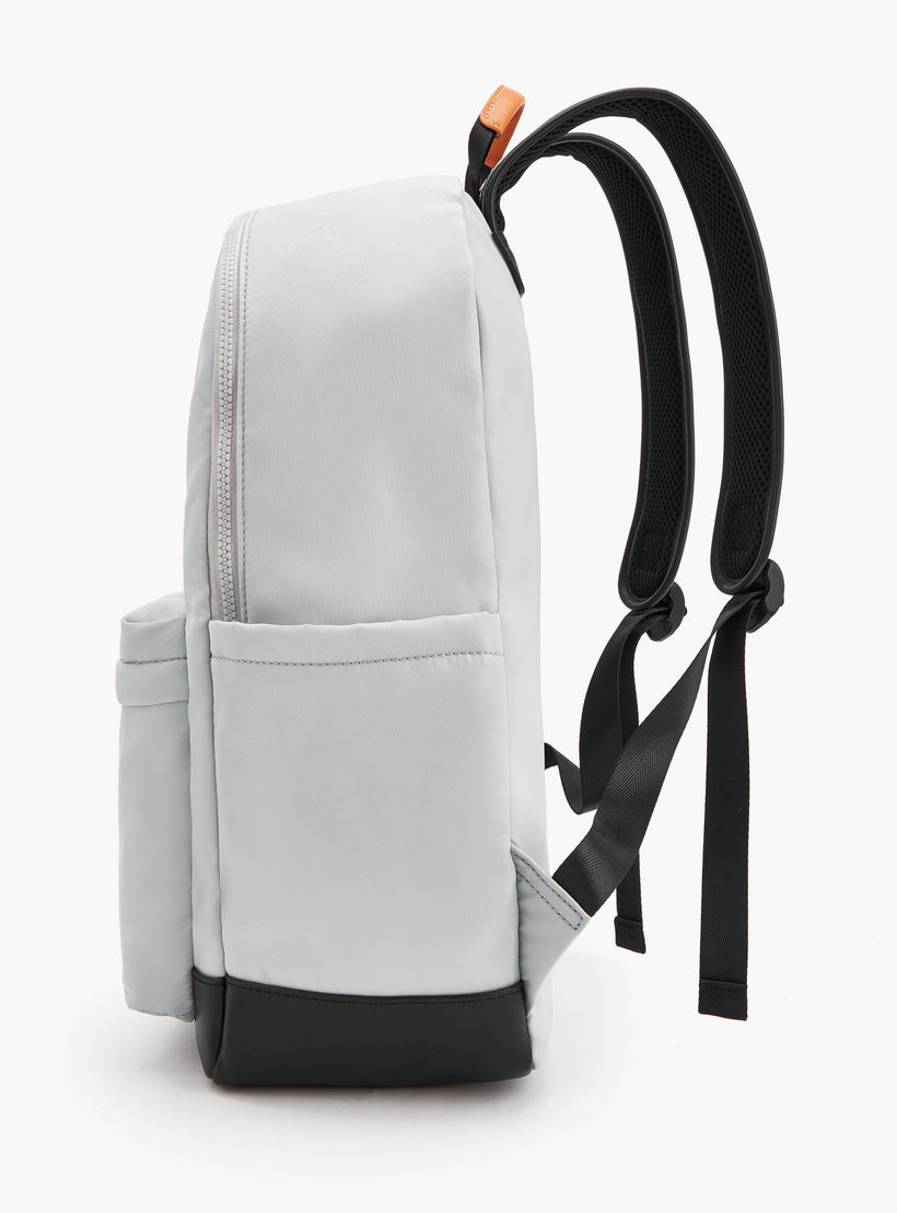 Lee Cooper Logo Applique Backpack with Zip Closure-school-bagsandbackpacks-backpacks-image-6