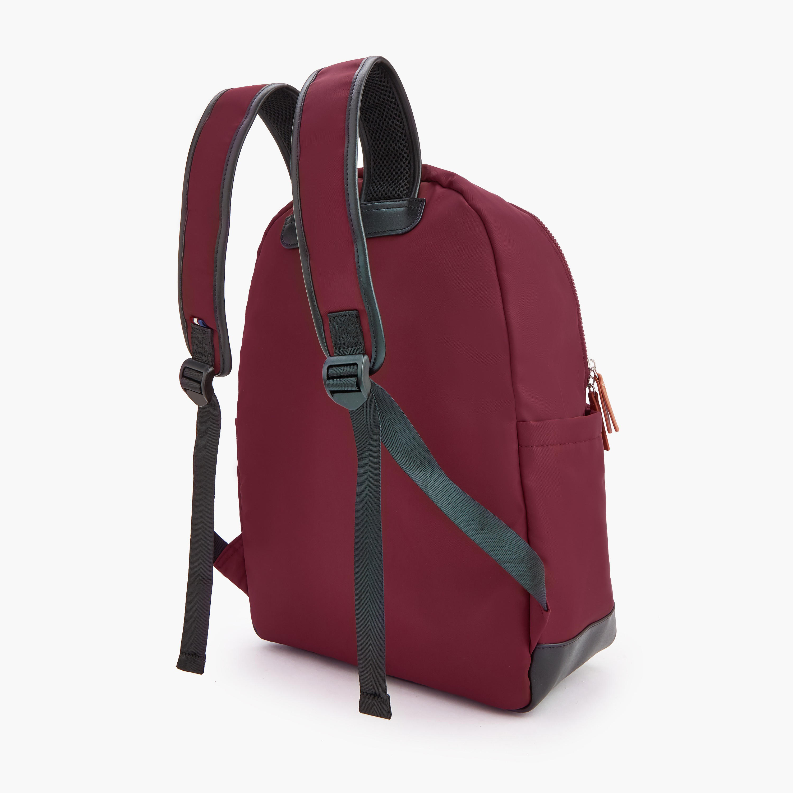 Lee Cooper Logo Applique Backpack with Zip Closure-school-bagsandbackpacks-backpacks-image-5