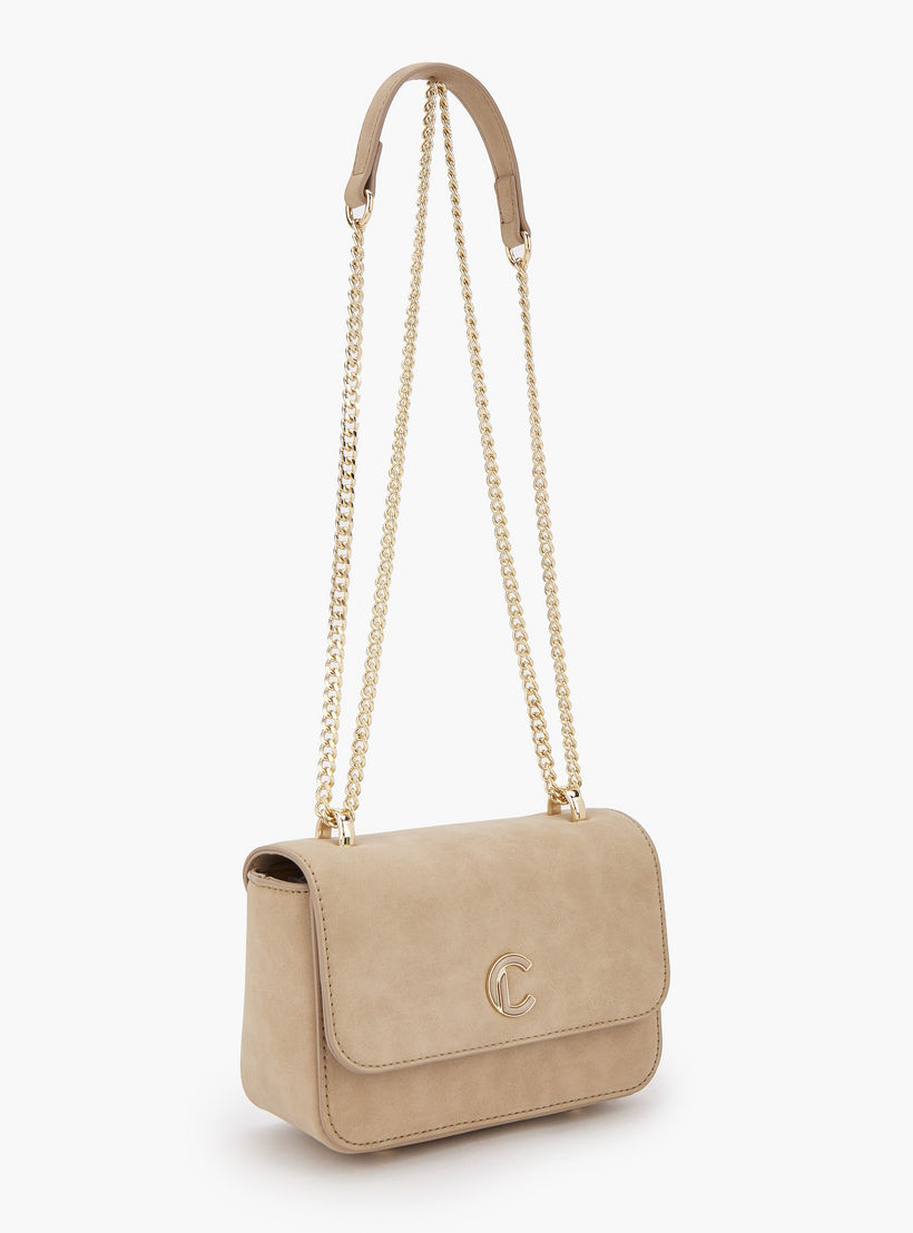 شنطة كروس بودي بارزة الملمس بطية إغلاق من لو كونفورت-women-bagsandwallets-handbags-image-3