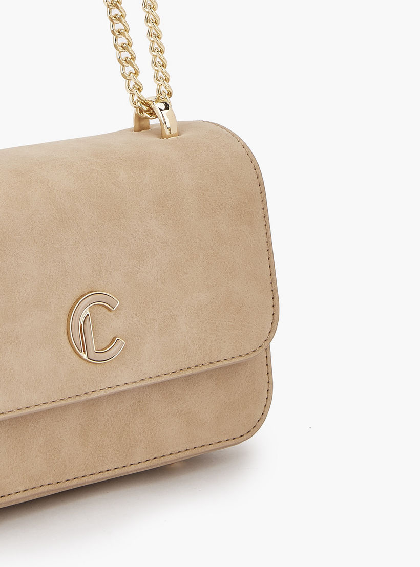 شنطة كروس بودي بارزة الملمس بطية إغلاق من لو كونفورت-women-bagsandwallets-handbags-image-4
