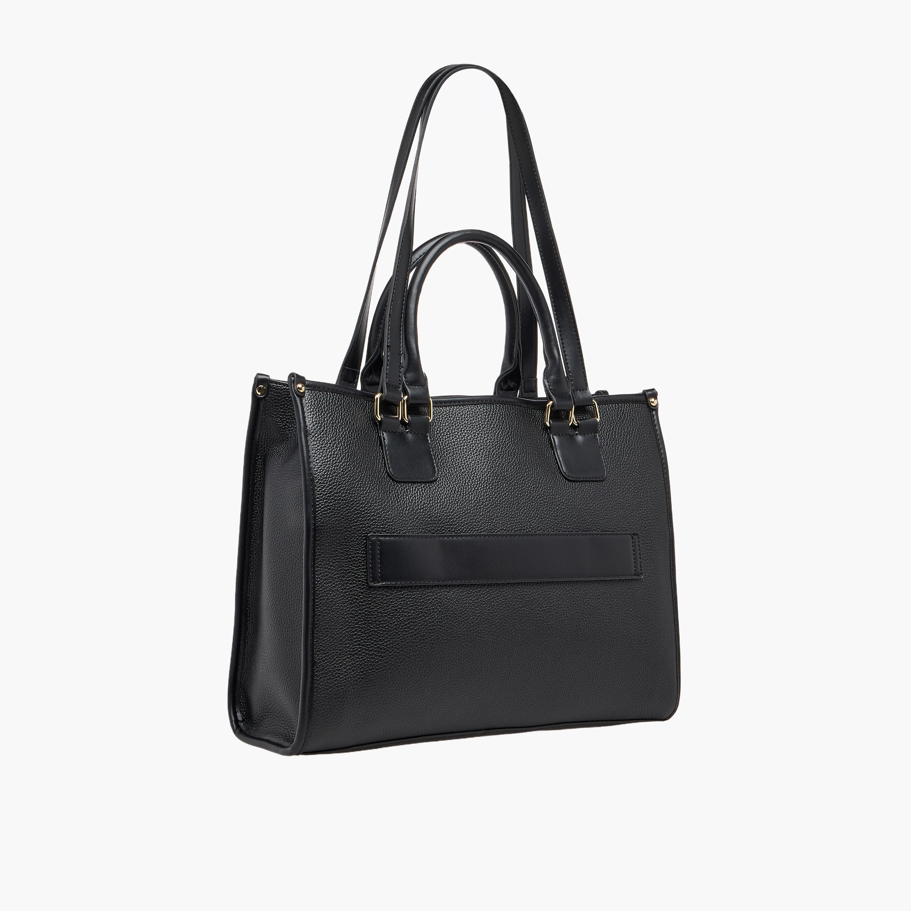 Sasha Textured Tote bag with Zip Closure-women-bagsandwallets-handbags-image-3