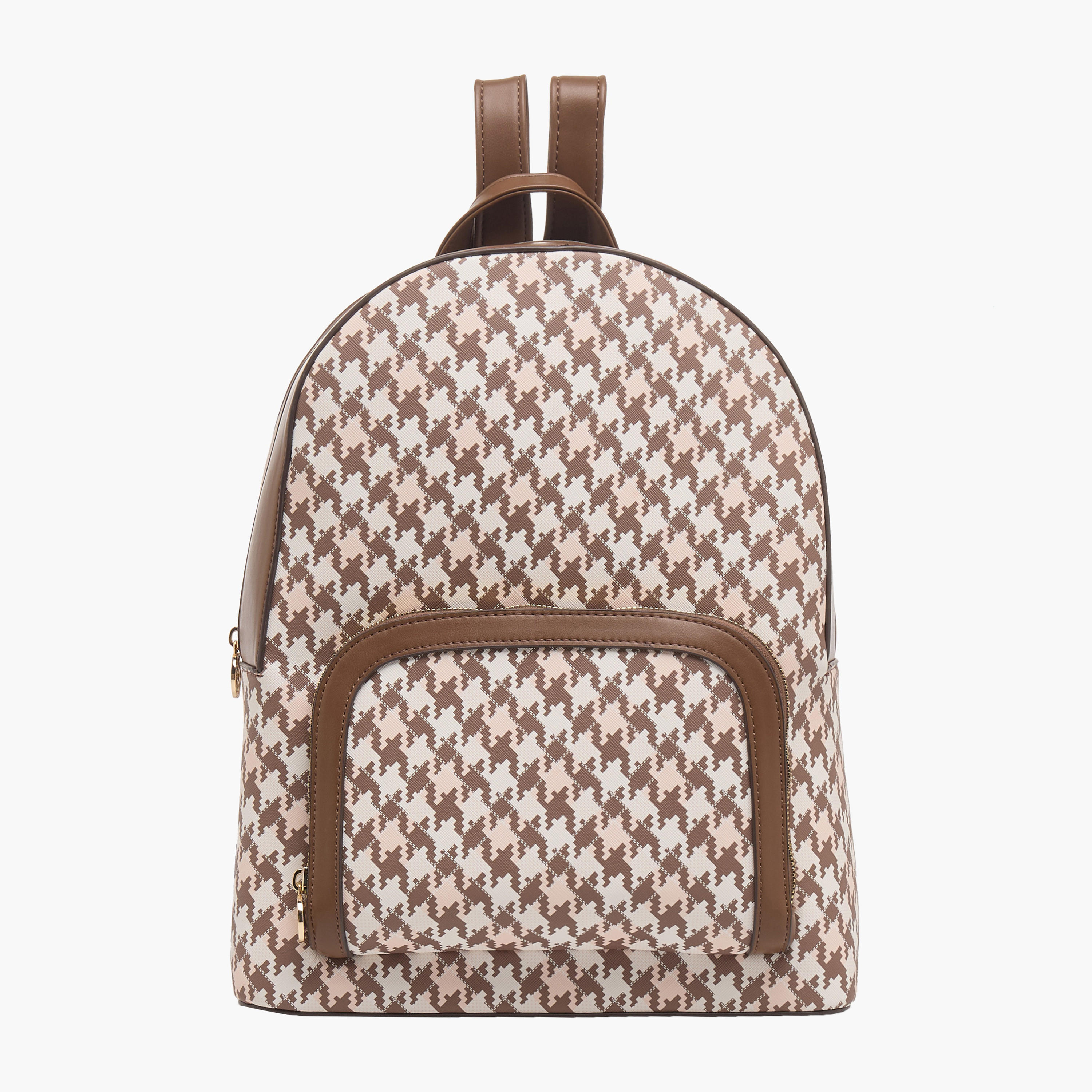 شنطة ظهر بطبعة ساشا مع أحزمة قابلة للتعديل-women-bagsandwallets-backpacks-image-1