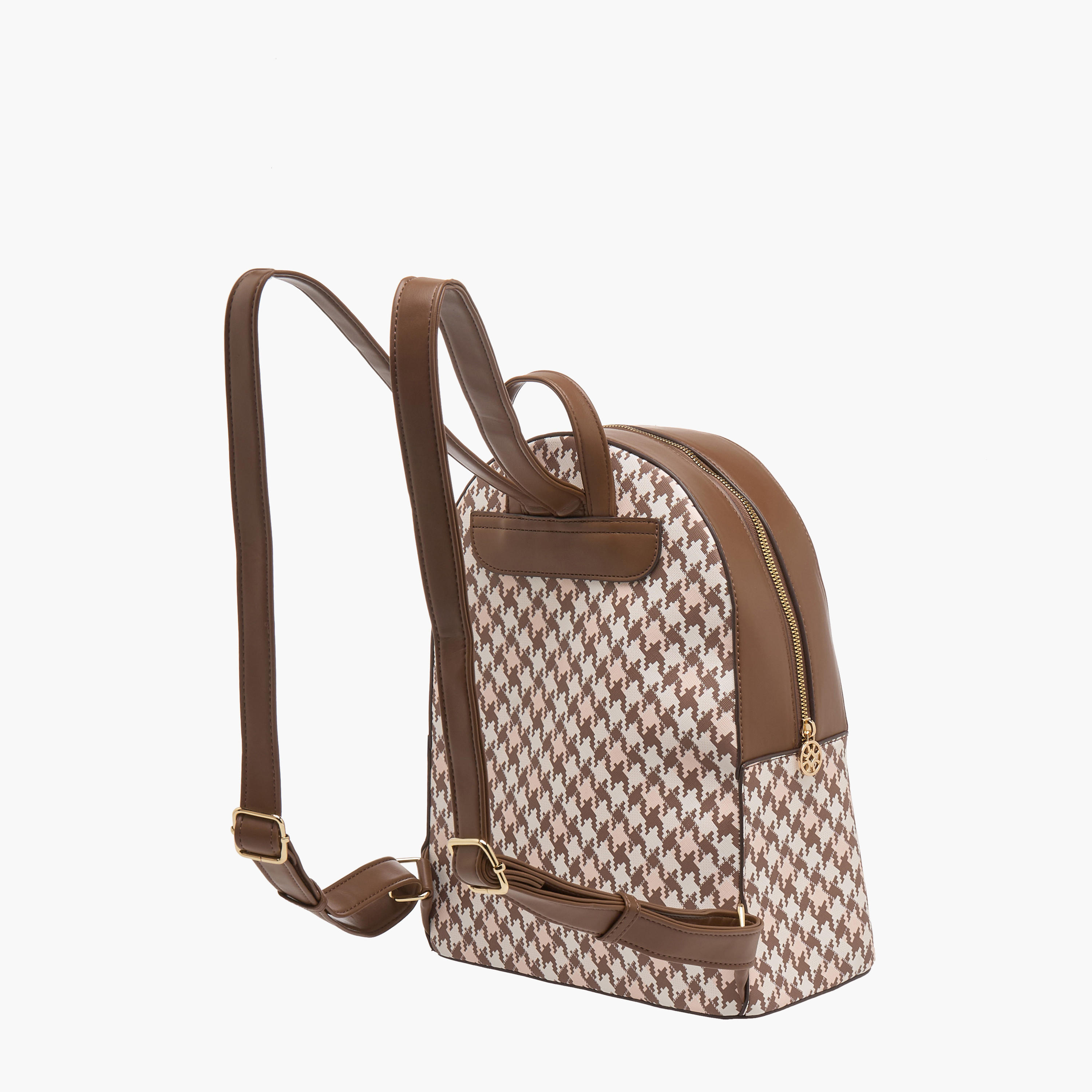 شنطة ظهر بطبعة ساشا مع أحزمة قابلة للتعديل-women-bagsandwallets-backpacks-image-3