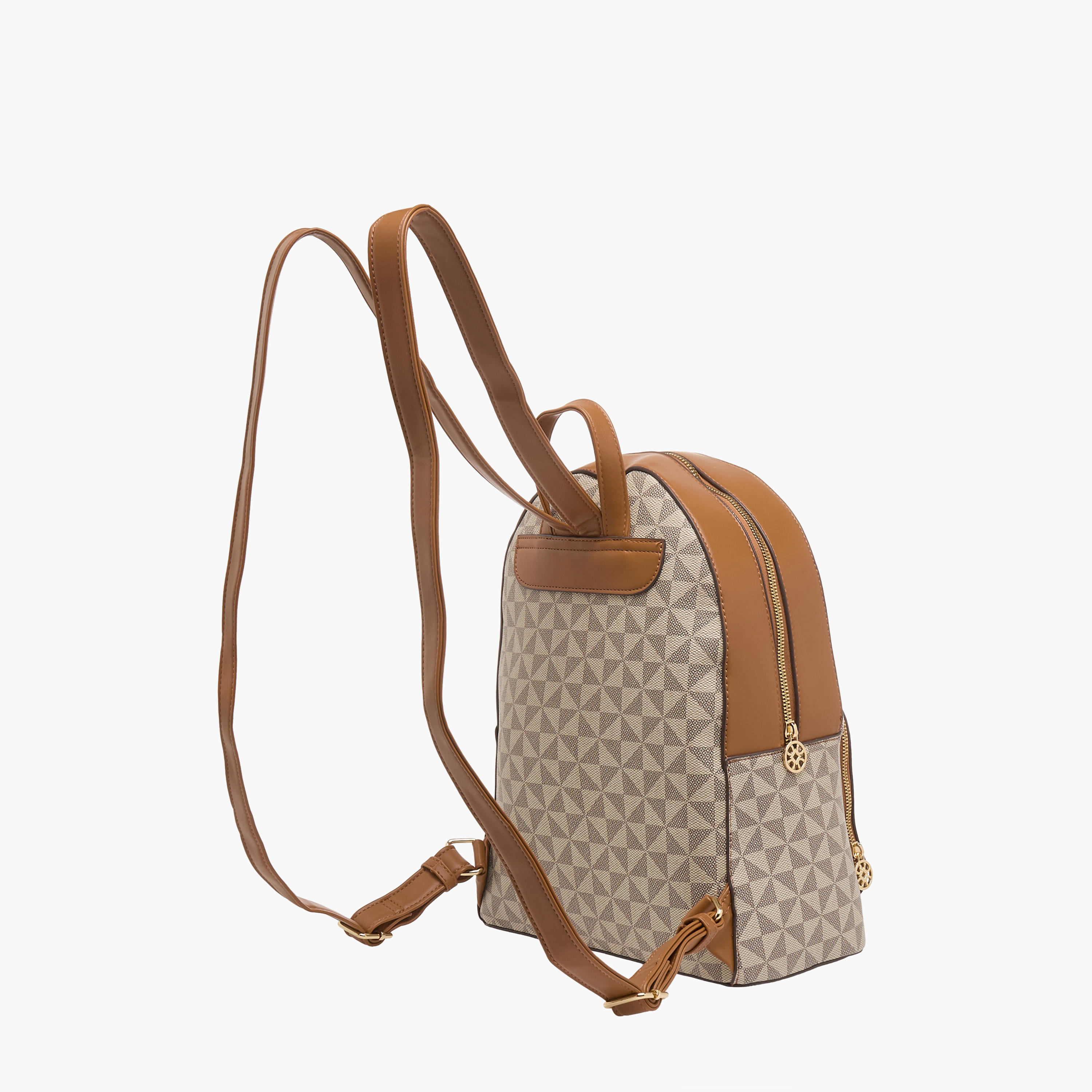 Sasha Printed Backpack with Adjustable Straps-women-bagsandwallets-backpacks-image-3
