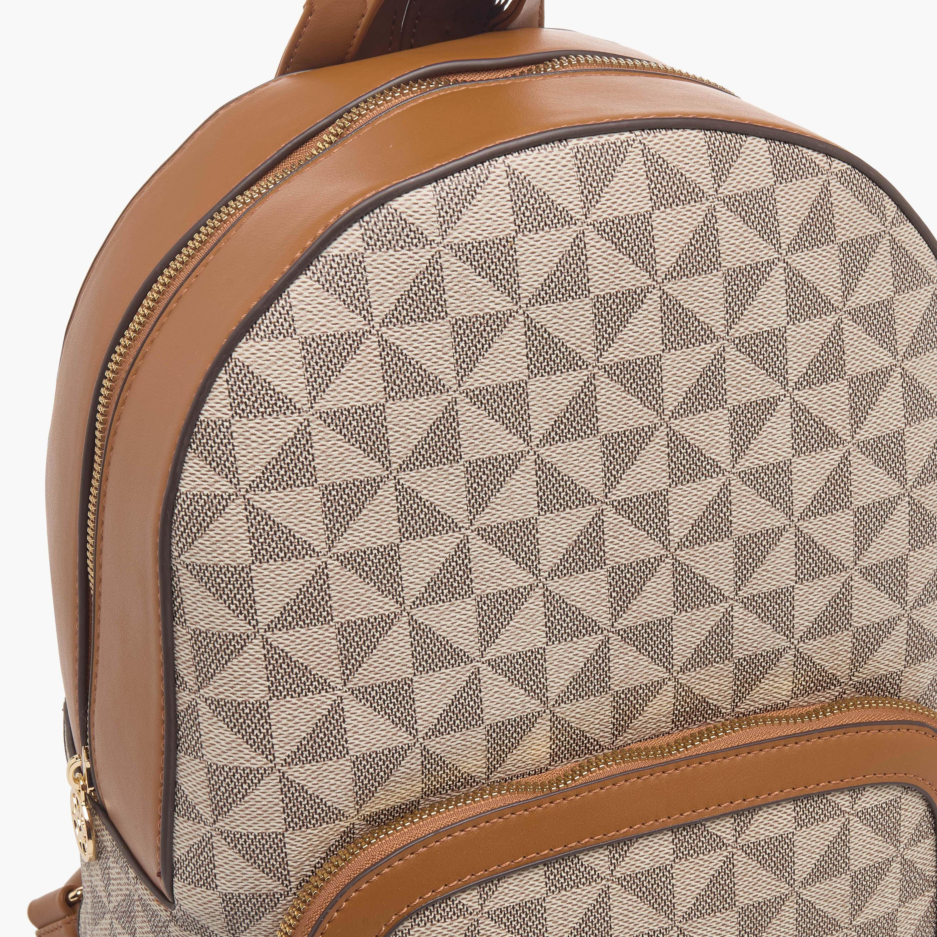 Sasha Printed Backpack with Adjustable Straps-women-bagsandwallets-backpacks-image-4
