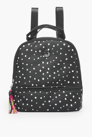 شنطة ظهر بطبعات وسحاب إغلاق من ميستوتس-women-bagsandwallets-backpacks-image-1