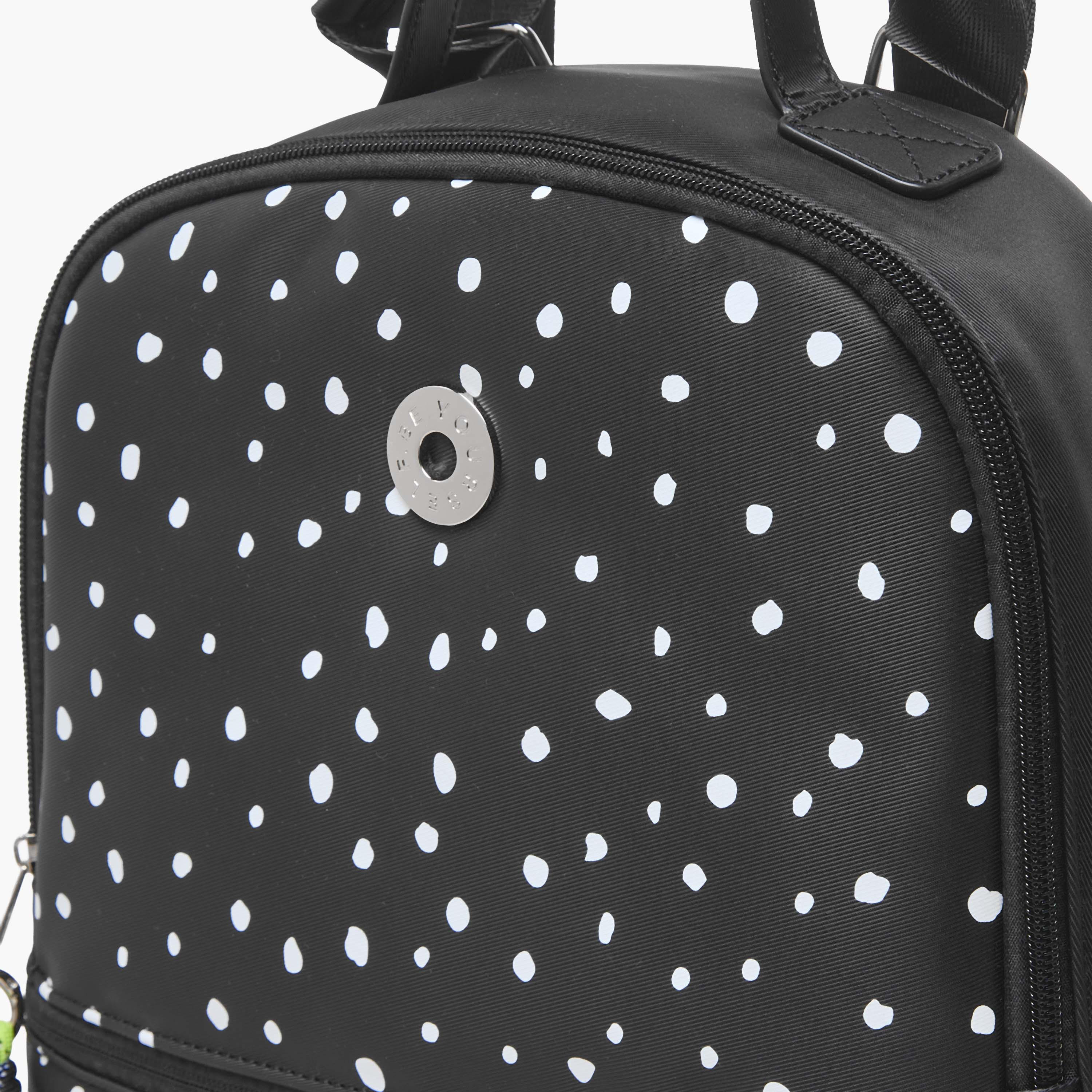 شنطة ظهر بطبعات وسحاب إغلاق من ميستوتس-women-bagsandwallets-backpacks-image-2