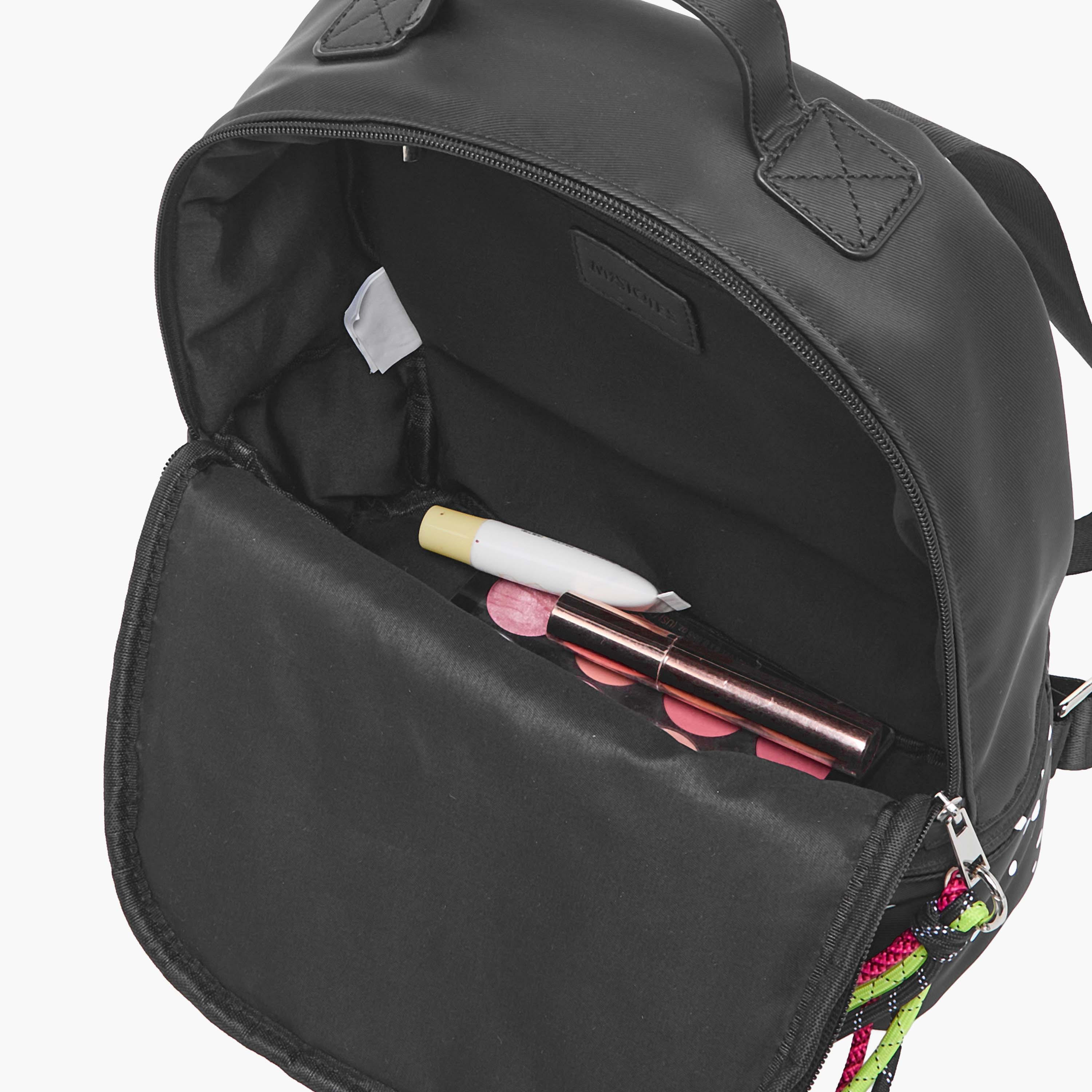 شنطة ظهر بطبعات وسحاب إغلاق من ميستوتس-women-bagsandwallets-backpacks-image-4