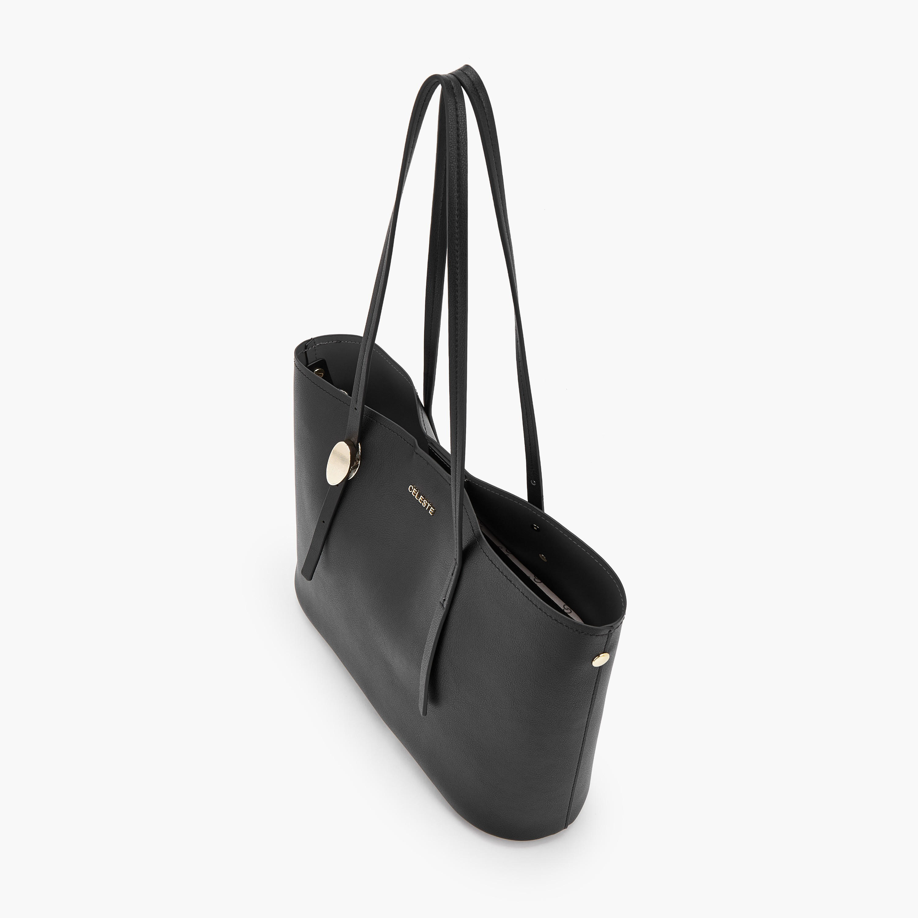 شنطة توتي بارزة الملمس بزر إغلاق من سيليست-women-bagsandwallets-handbags-image-5