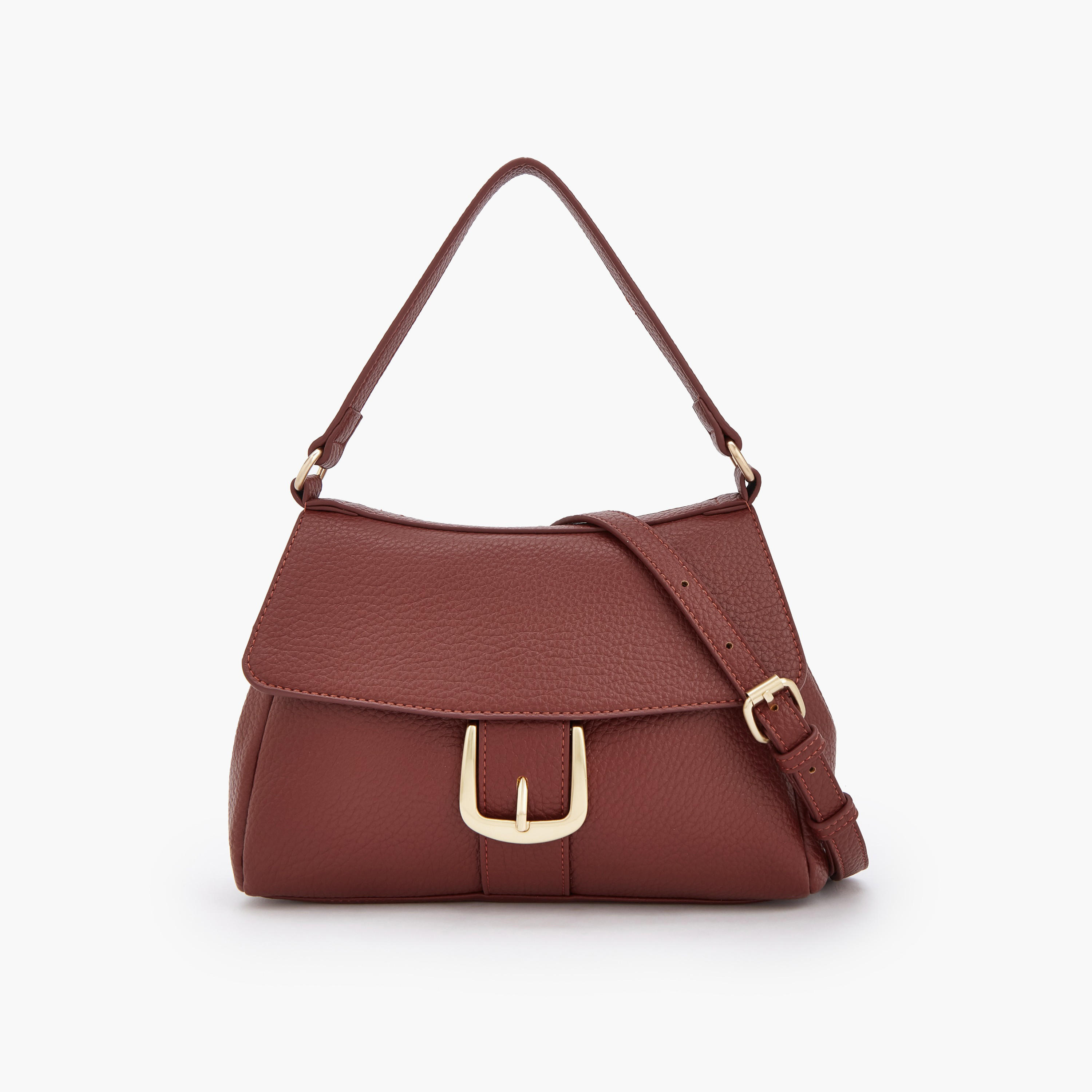 شنطة كروس بودي بارزة الملمس بزر إغلاق من سيلست-women-bagsandwallets-handbags-image-1