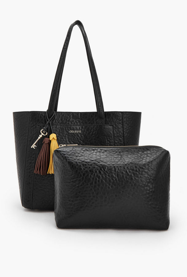 شنطة توتي بارزة الملمس مع شنطة صغيرة من سيليست-women-bagsandwallets-handbags-image-1