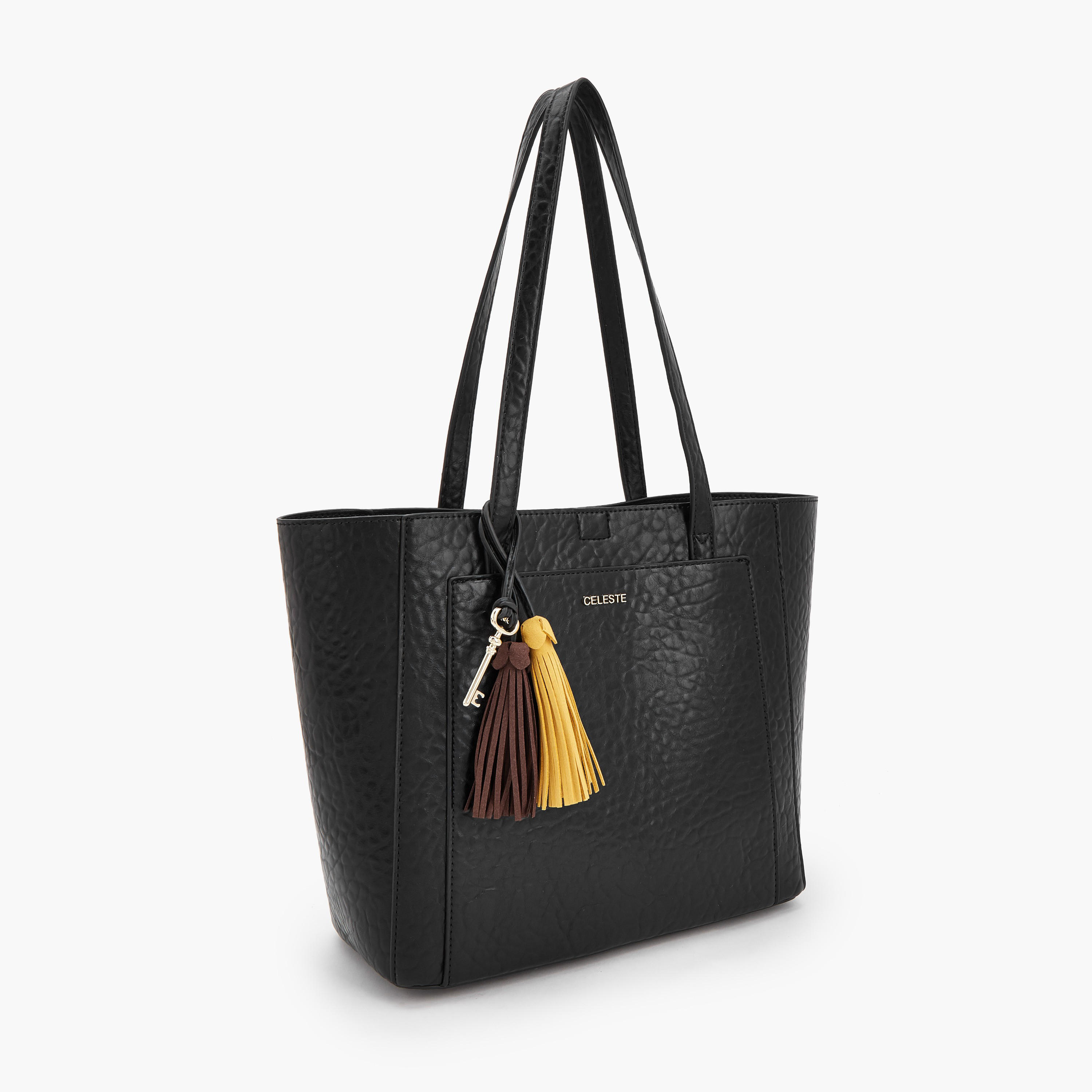 شنطة توتي بارزة الملمس مع شنطة صغيرة من سيليست-women-bagsandwallets-handbags-image-4