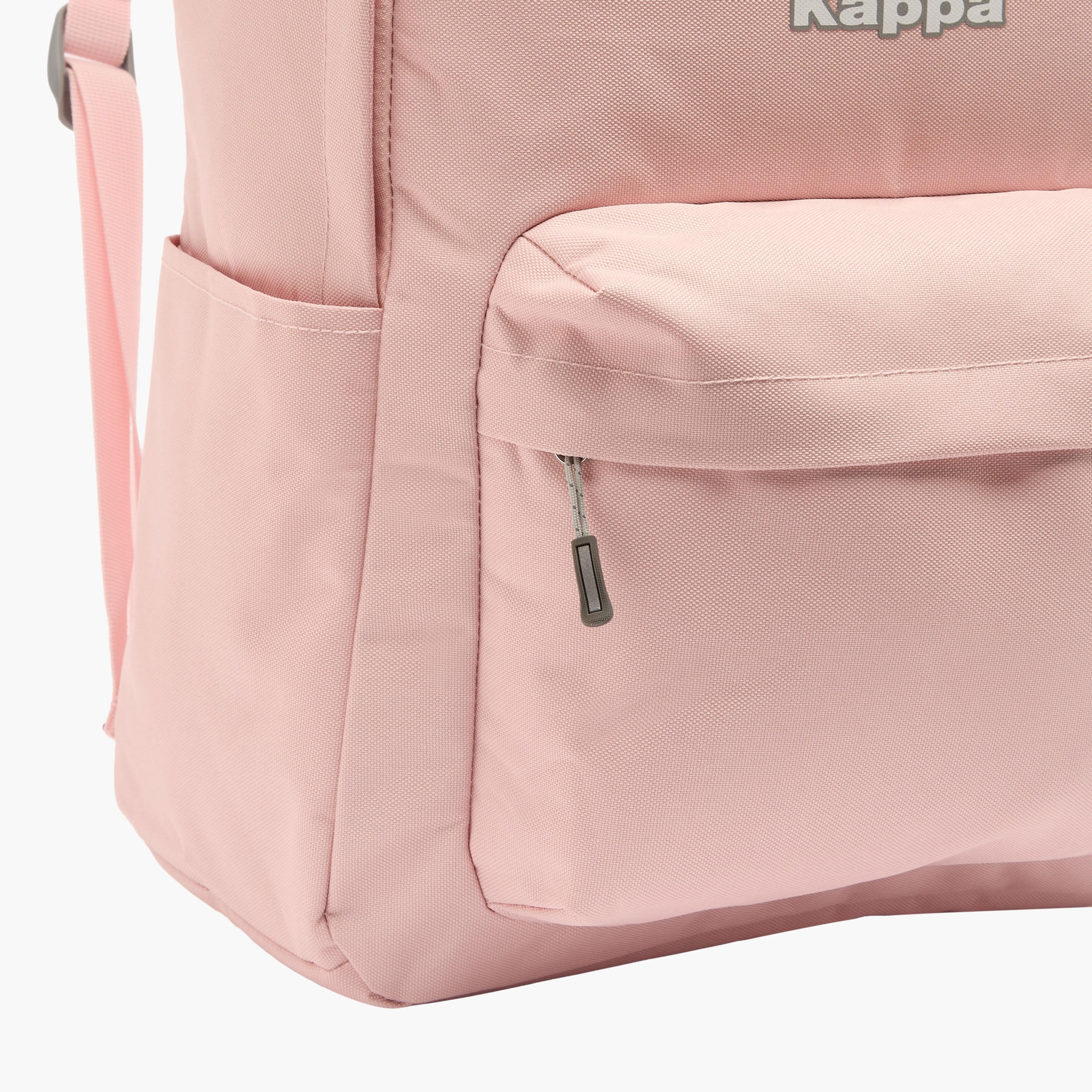 Kappa Logo Print Backpack for Kids 8-13 Years with Adjustable Straps-boys-accessories-bagsandbackpacks-image-4