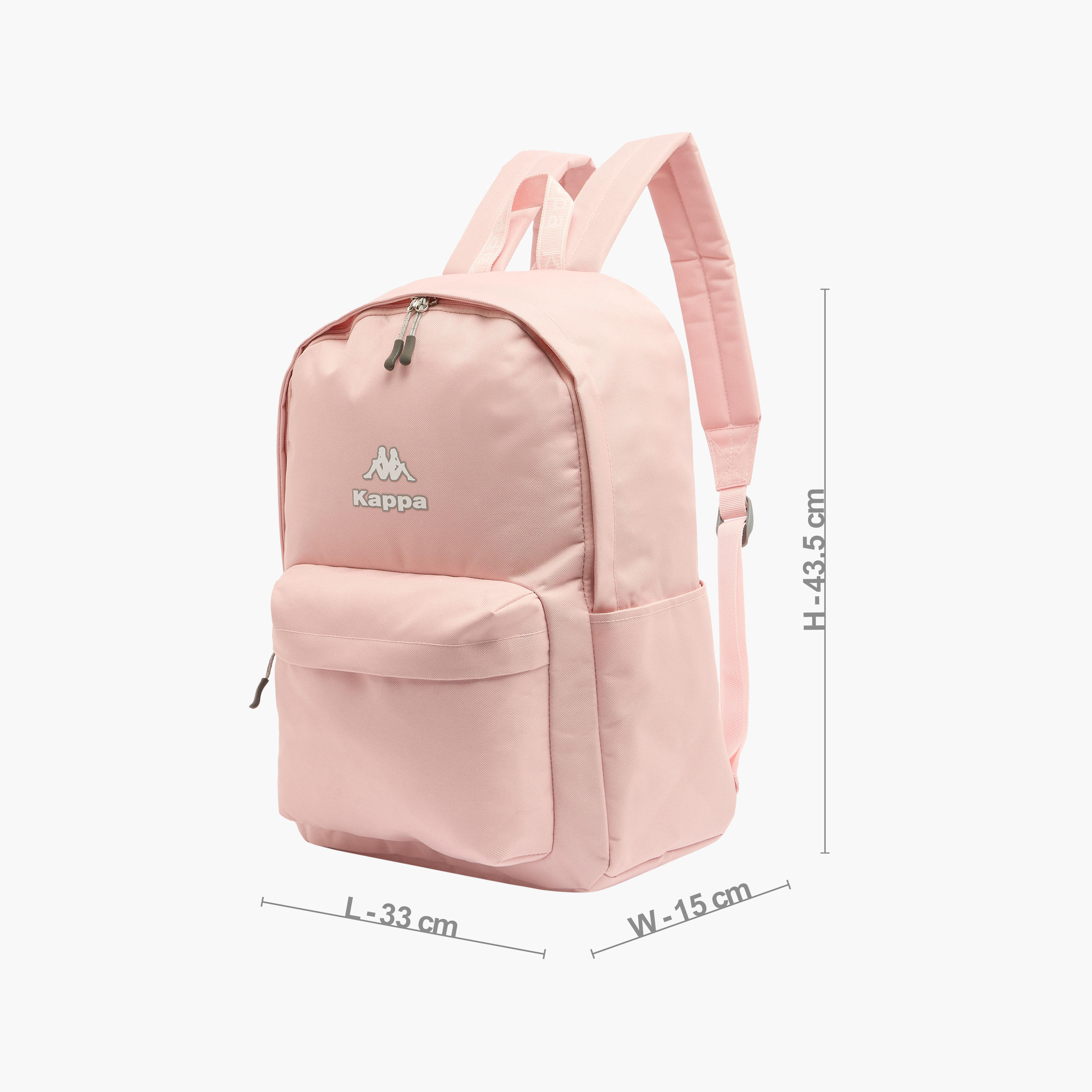Kappa Logo Print Backpack for Kids 8-13 Years with Adjustable Straps-boys-accessories-bagsandbackpacks-image-6
