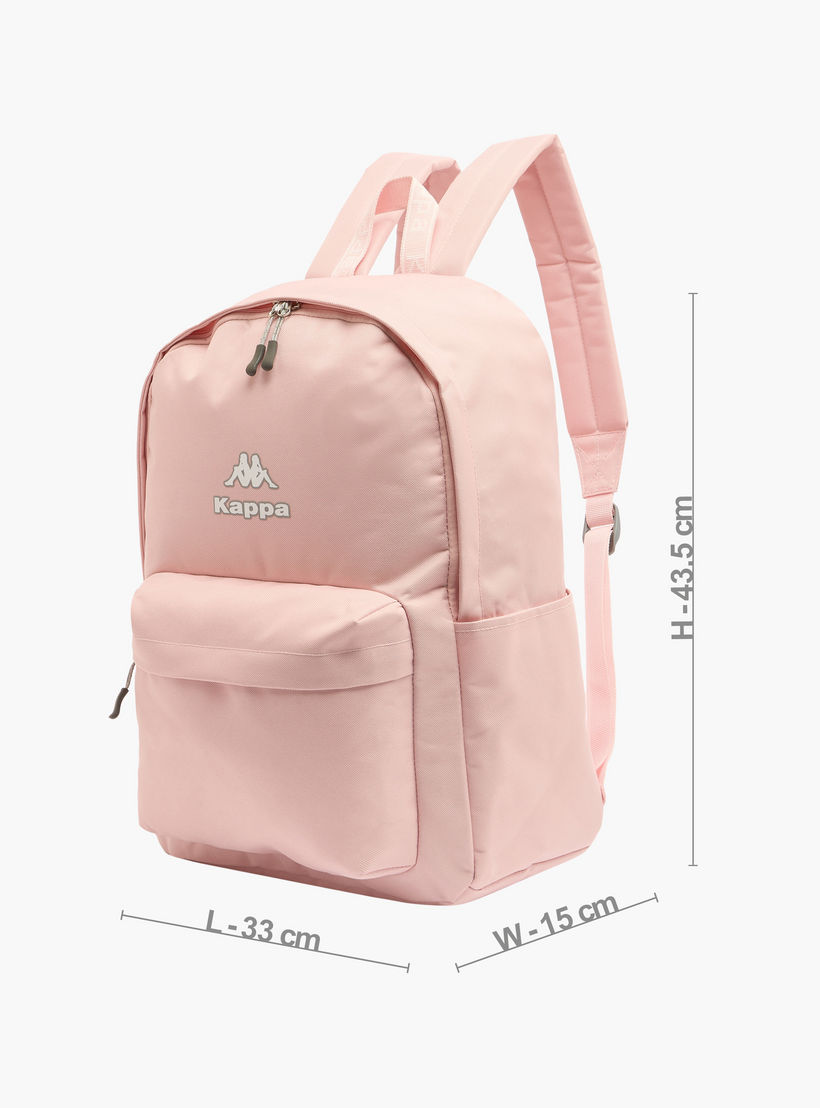 Kappa Logo Print Backpack for Kids 8-13 Years with Adjustable Straps-boys-accessories-bagsandbackpacks-image-6