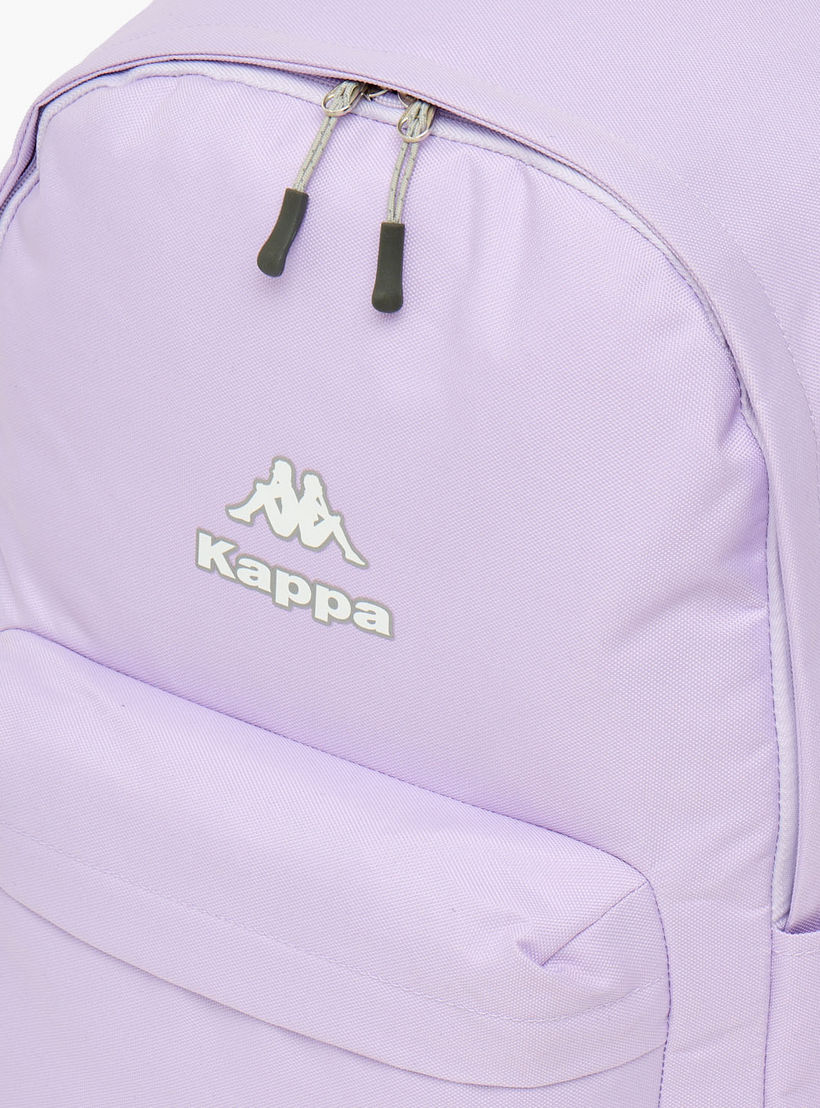 Kappa Logo Print Backpack for Kids 8-13 Years with Adjustable Straps-boys-accessories-bagsandbackpacks-image-3