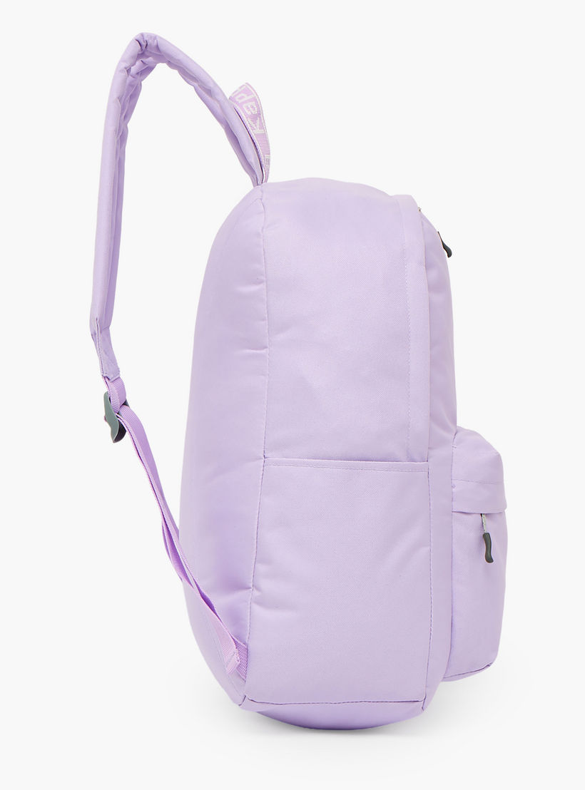 Kappa Logo Print Backpack for Kids 8-13 Years with Adjustable Straps-boys-accessories-bagsandbackpacks-image-6
