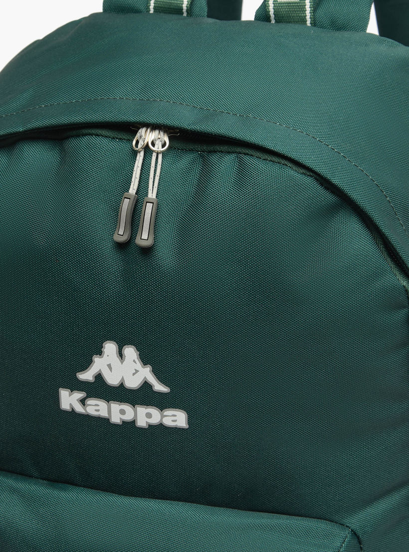 Kappa Logo Print Backpack for Kids 8-13 Years with Adjustable Straps-boys-accessories-bagsandbackpacks-image-3