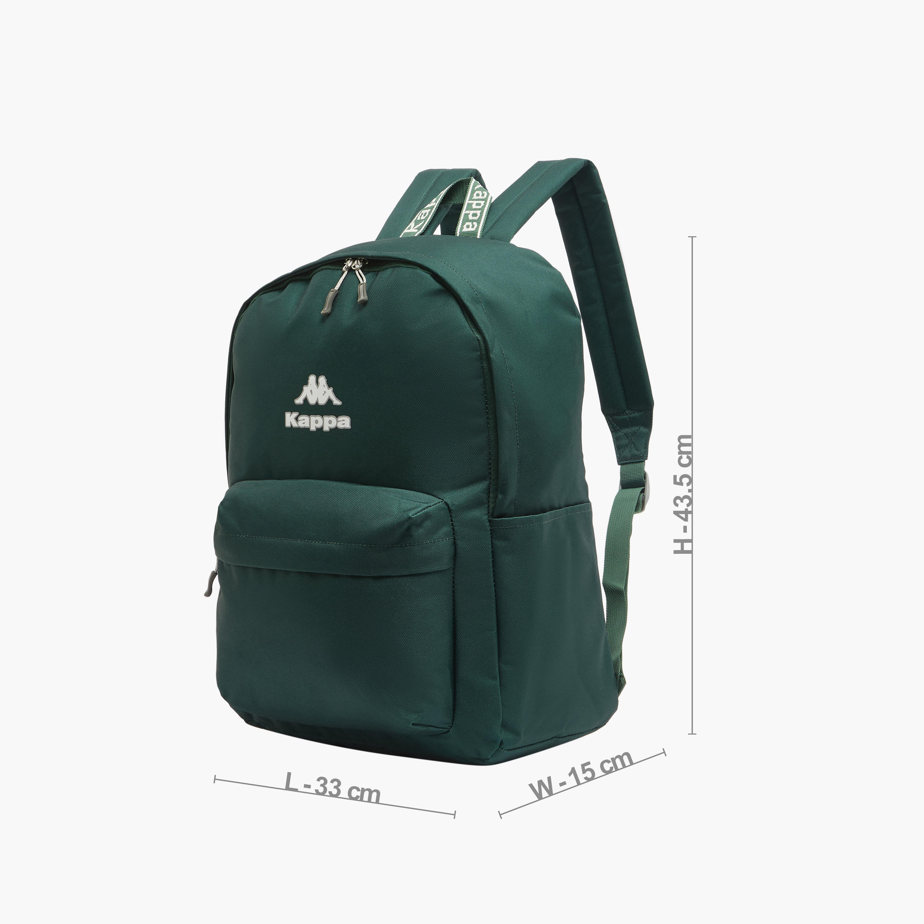 Kappa Logo Print Backpack for Kids 8-13 Years with Adjustable Straps-boys-accessories-bagsandbackpacks-image-6