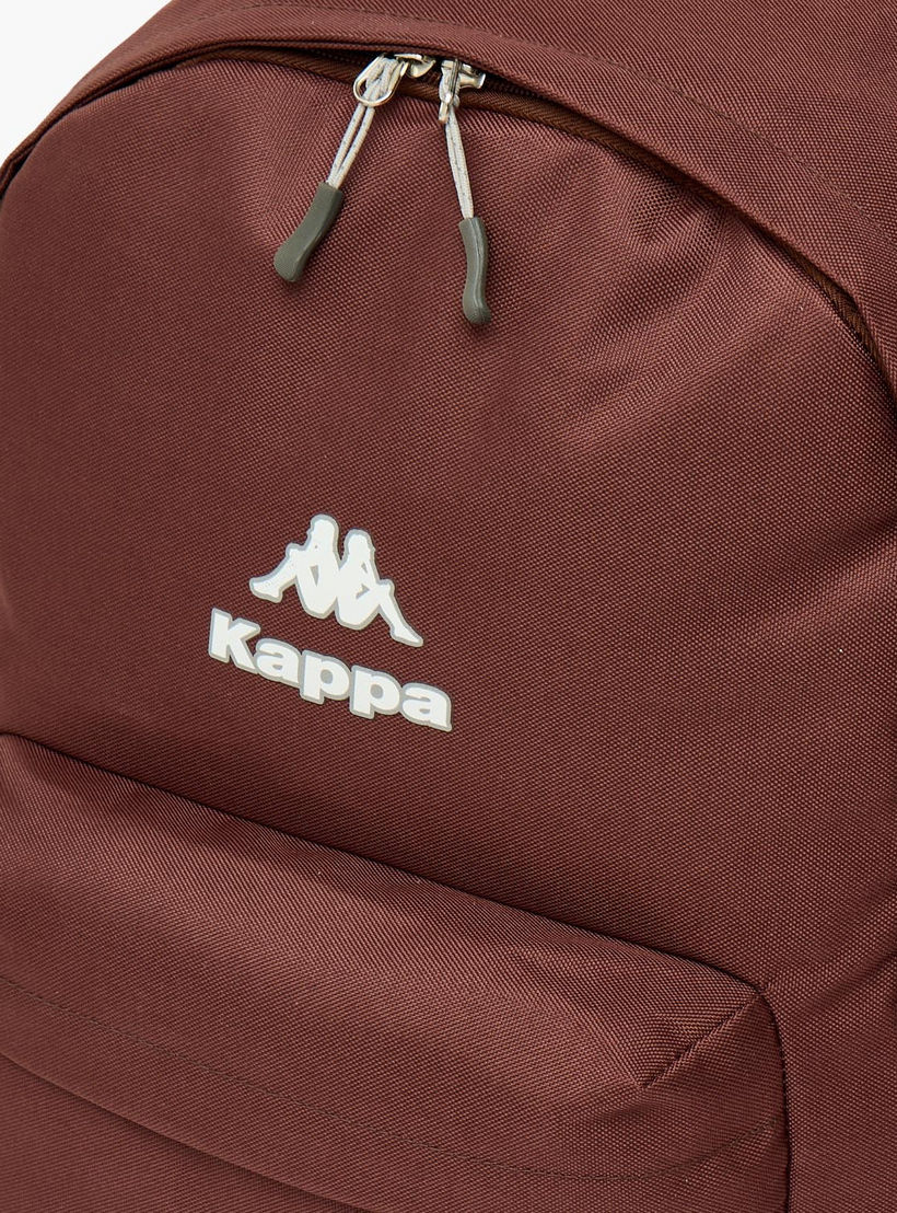 Kappa Logo Print Backpack for Kids 8-13 Years with Adjustable Straps-boys-accessories-bagsandbackpacks-image-3
