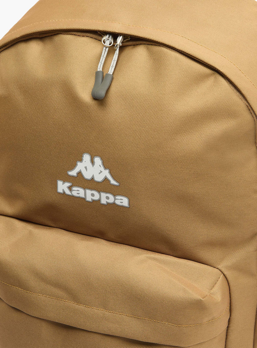 Kappa Logo Print Backpack for Kids 8-13 Years with Adjustable Straps-boys-accessories-bagsandbackpacks-image-3
