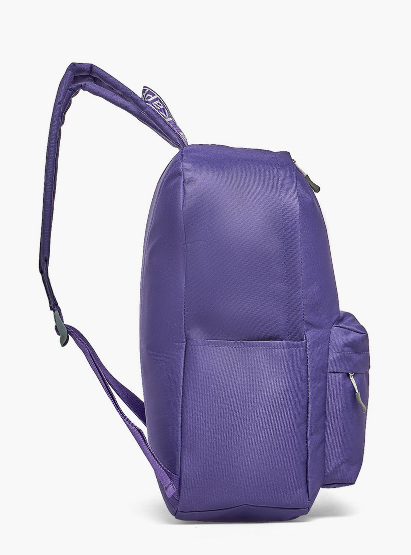 Kappa Logo Print Backpack for Kids 8-13 Years with Adjustable Straps-boys-accessories-bagsandbackpacks-image-5