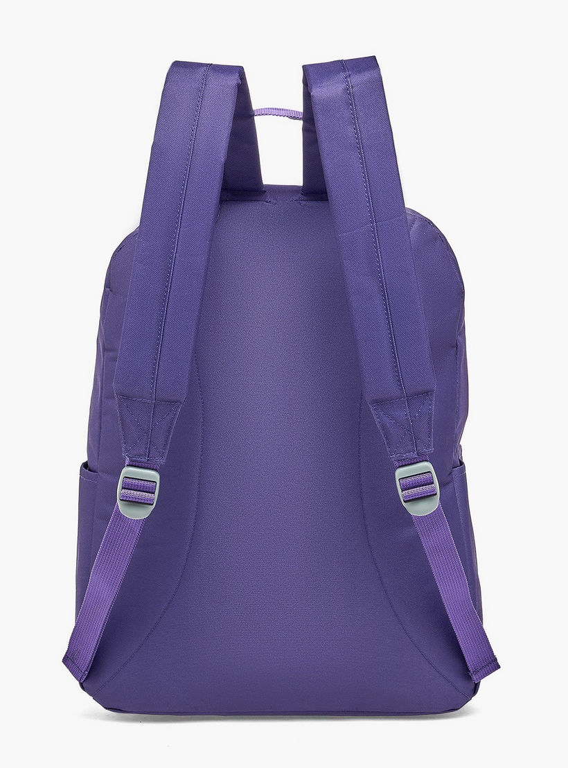 Kappa Logo Print Backpack for Kids 8-13 Years with Adjustable Straps-boys-accessories-bagsandbackpacks-image-6