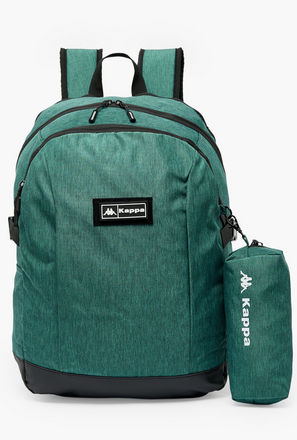 Kappa Textured School Backpack for Boys 8-13 Years with Pencil Pouch - 17 inches-school-image-1