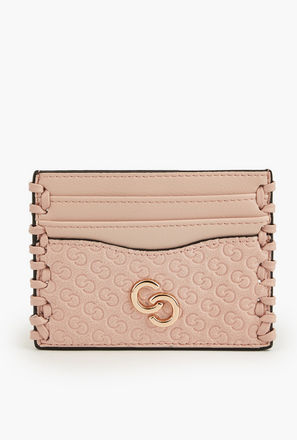Celeste Monogram Embossed Card Holder-women-image-1