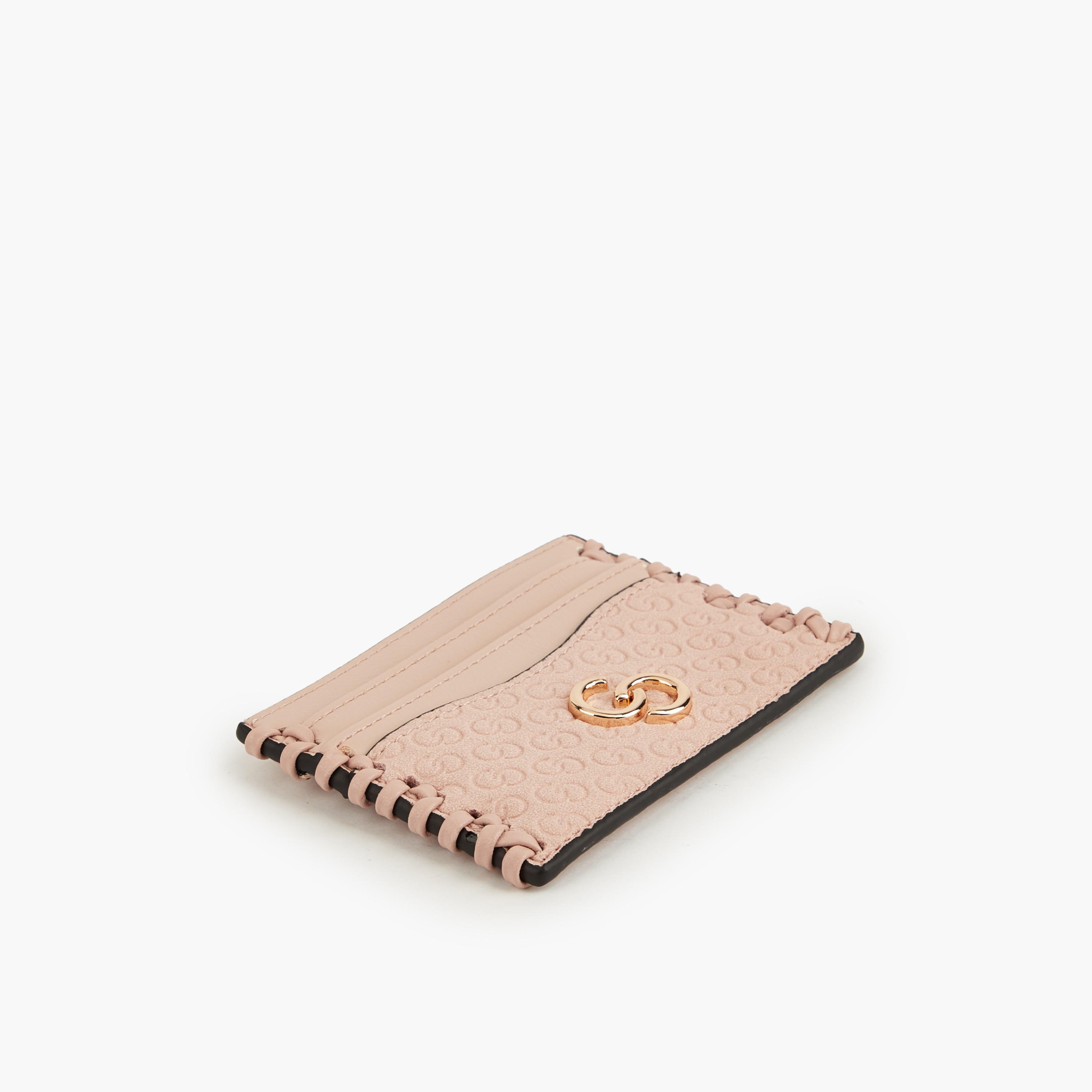 Celeste Monogram Embossed Card Holder-women-bagsandwallets-wallets-image-4