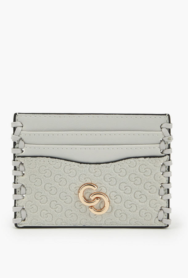 Celeste Monogram Embossed Card Holder-women-image-1