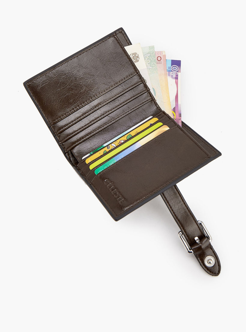 محفظة ثنائية الطي بإبزيم وتفاصيل غرز من سيليست-women-bagsandwallets-wallets-image-7