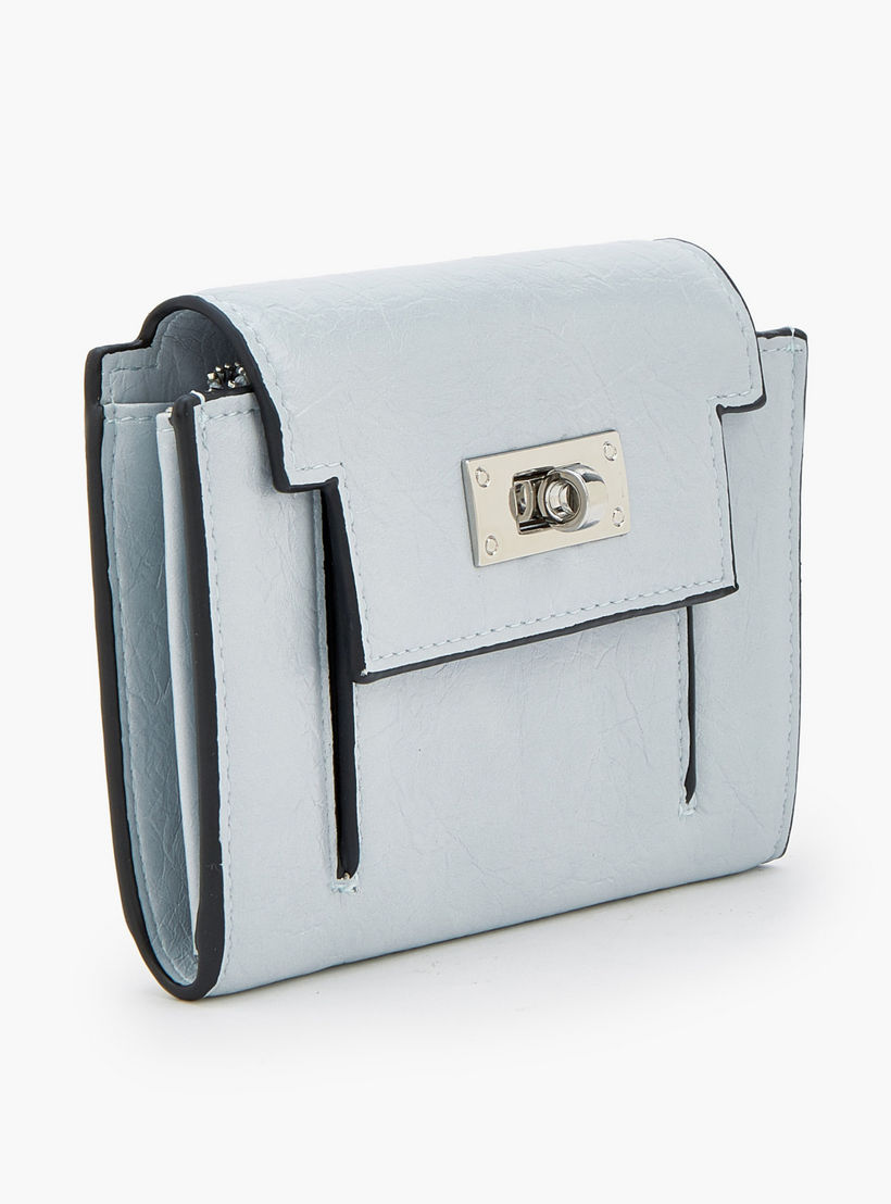 Celeste Textured Wallet with Twist Lock-women-bagsandwallets-wallets-image-3
