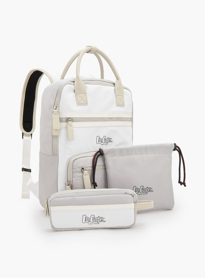 شنطة ظهر بقوالب ملونة مع مقلمة من لي كوبر-women-bagsandwallets-backpacks-image-7
