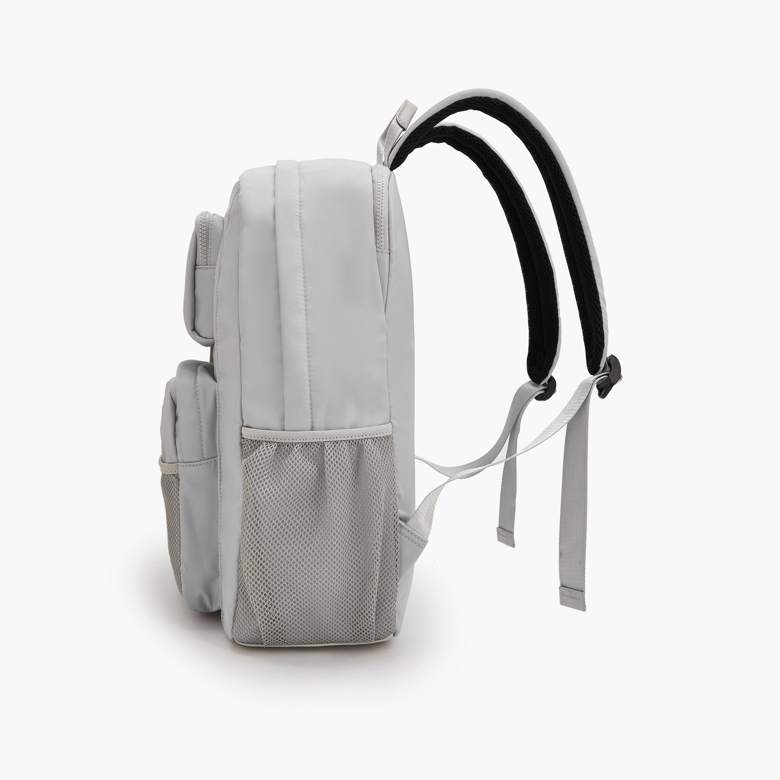 شنطة ظهر بجيب شبكي وطبعات شعار من لي كوبر-women-bagsandwallets-backpacks-image-3