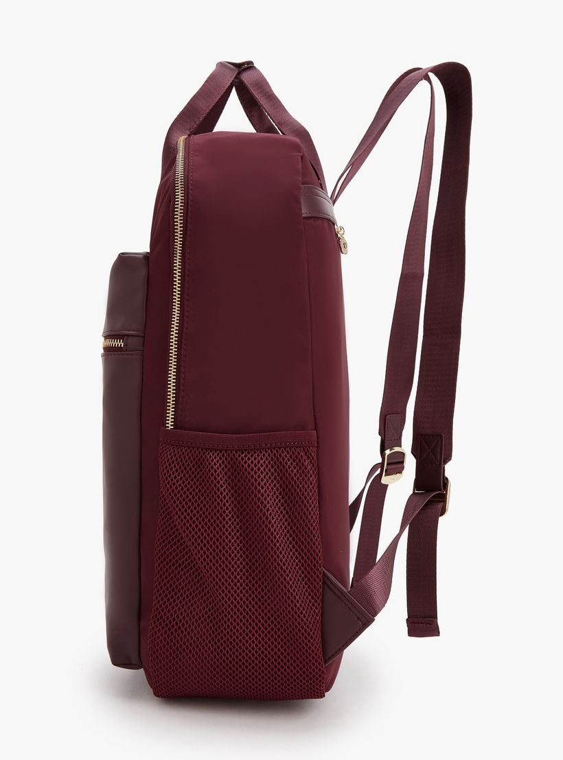 شنطة ظهر سادة بحمالات كتف قابلة للتعديل من ميسي-women-bagsandwallets-backpacks-image-3