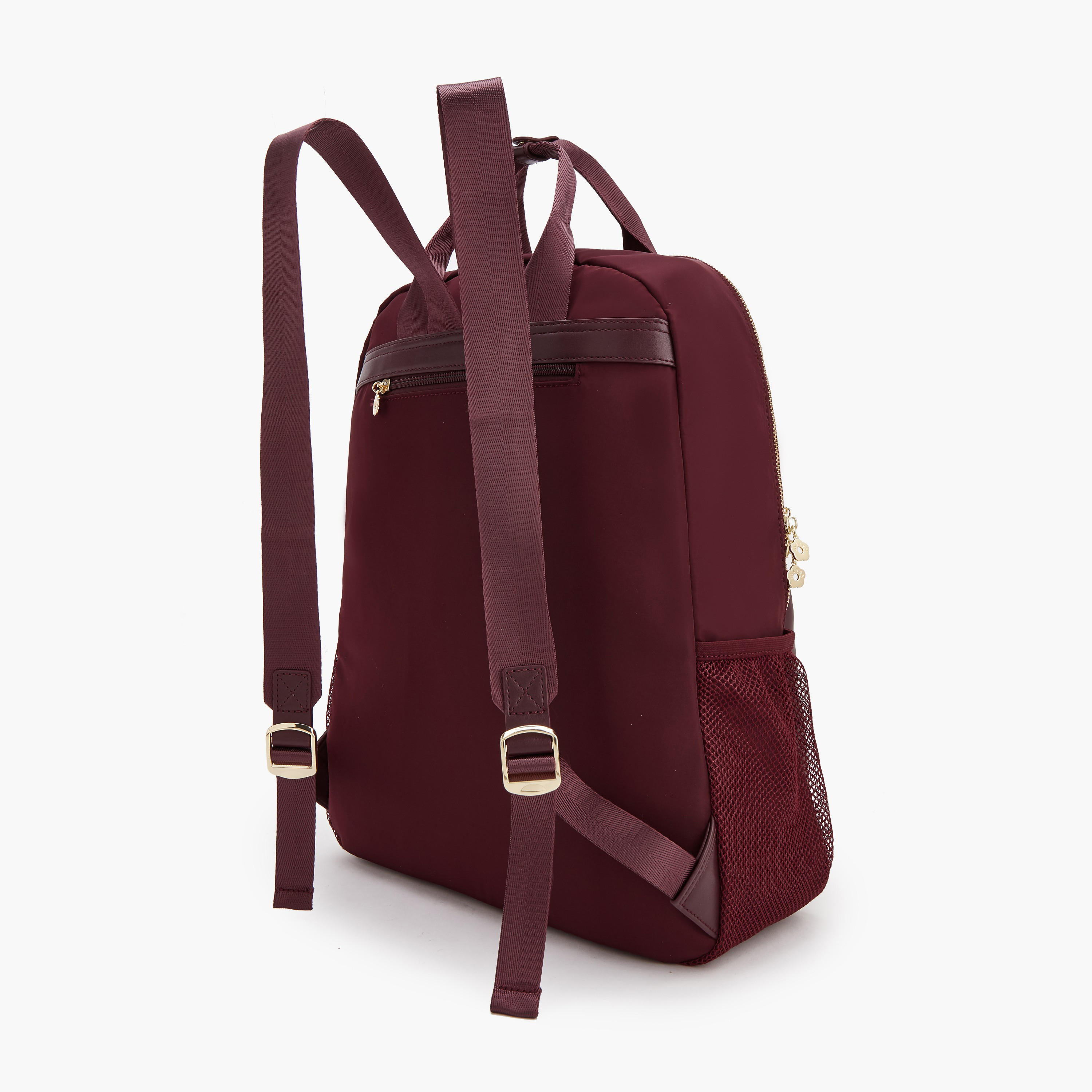 شنطة ظهر سادة بحمالات كتف قابلة للتعديل من ميسي-women-bagsandwallets-backpacks-image-5