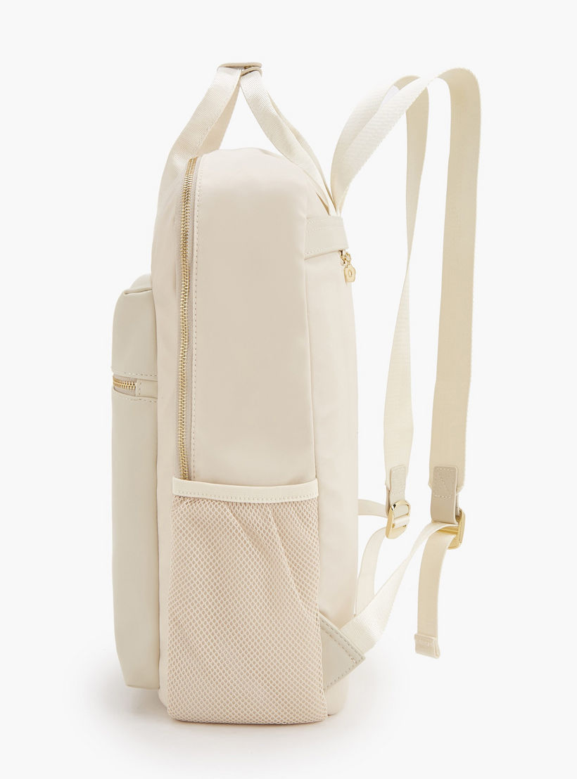 شنطة ظهر سادة بحمالات كتف قابلة للتعديل من ميسي-women-bagsandwallets-backpacks-image-3