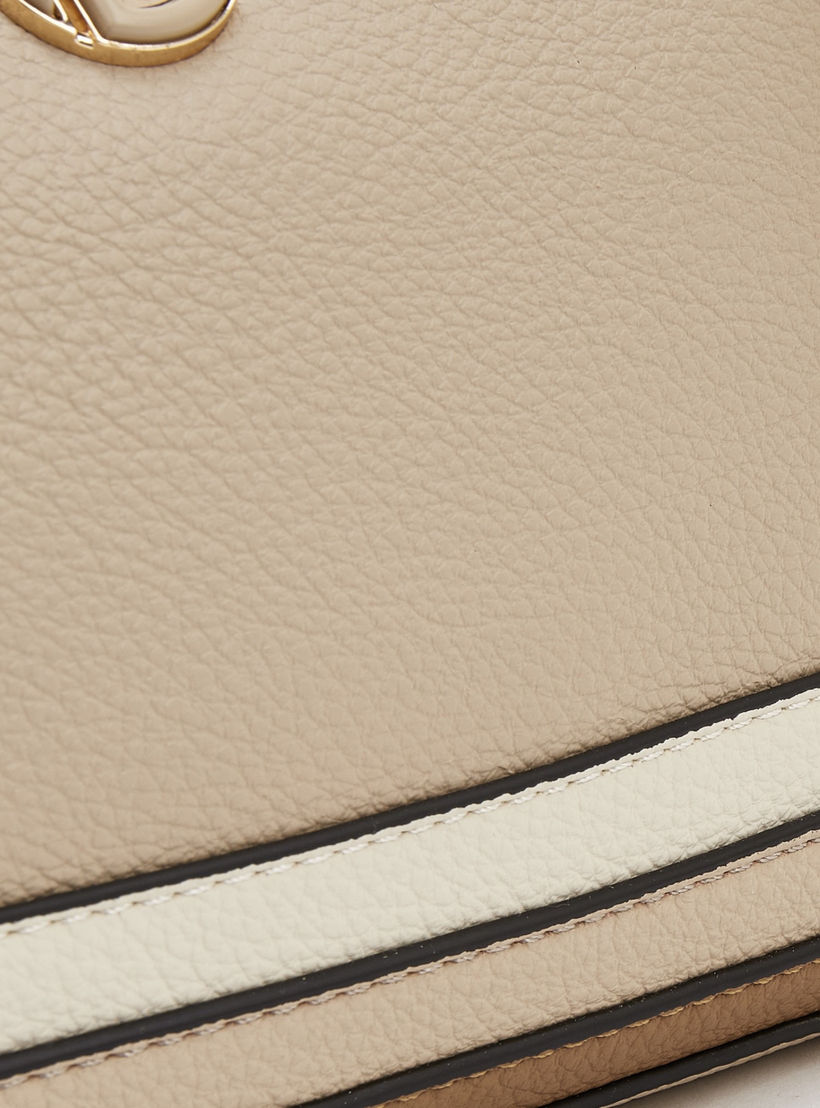 Le Confort Striped Crossbody Bag with Zip Closure-women-bagsandwallets-handbags-image-3
