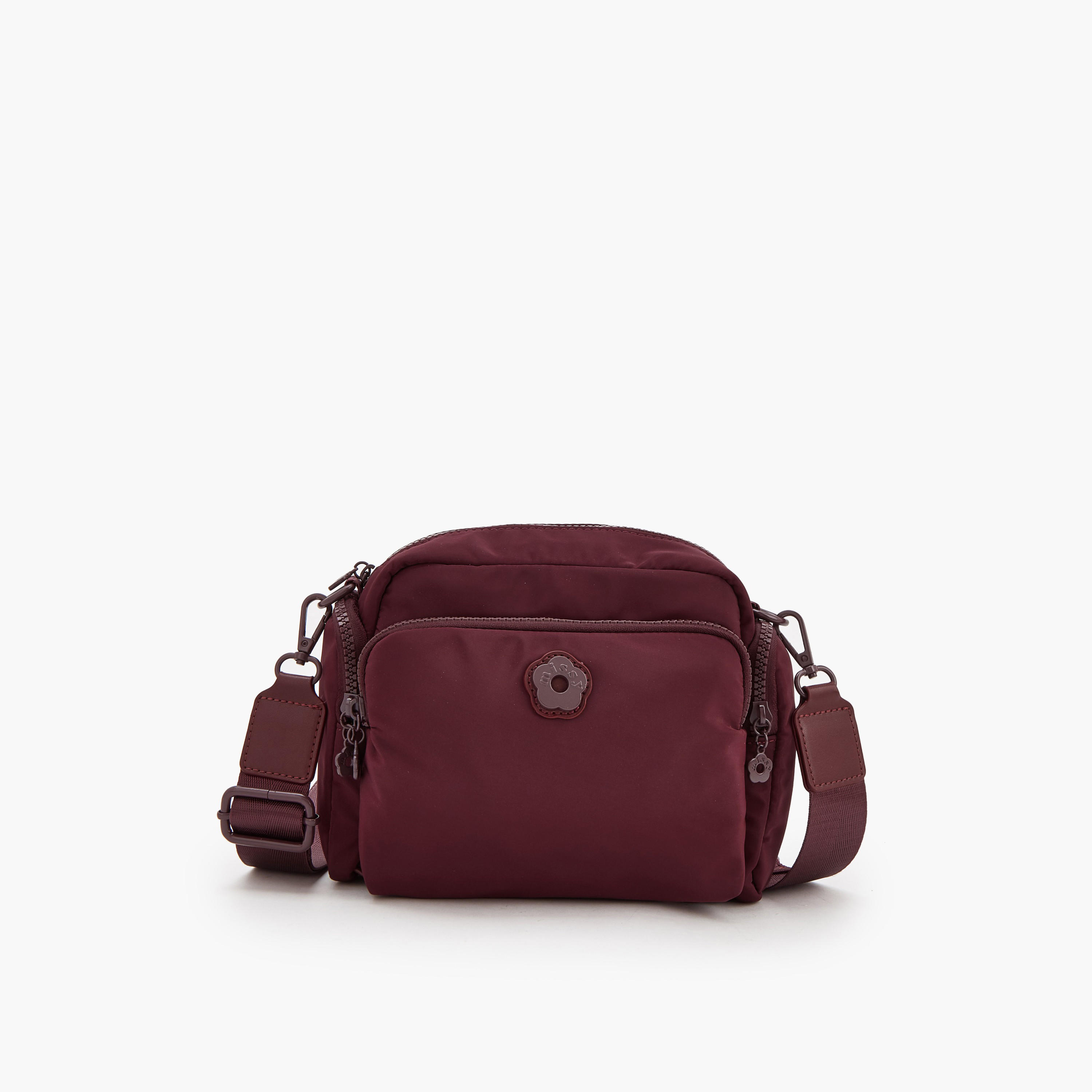 Missy Solid Crossbody Bag with Front Utility Pocket-women-bagsandwallets-handbags-image-1