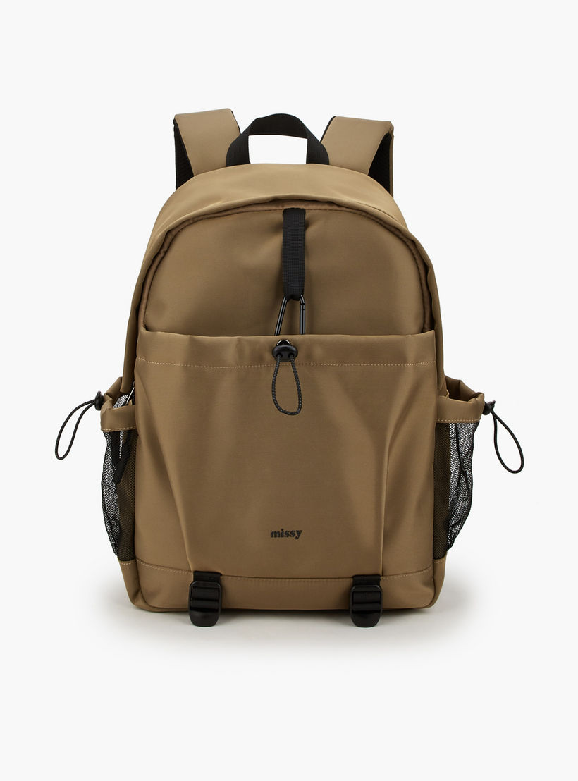 Missy Solid Backpack with Cord Lock Cinch-school-bagsandbackpacks-backpacks-image-1