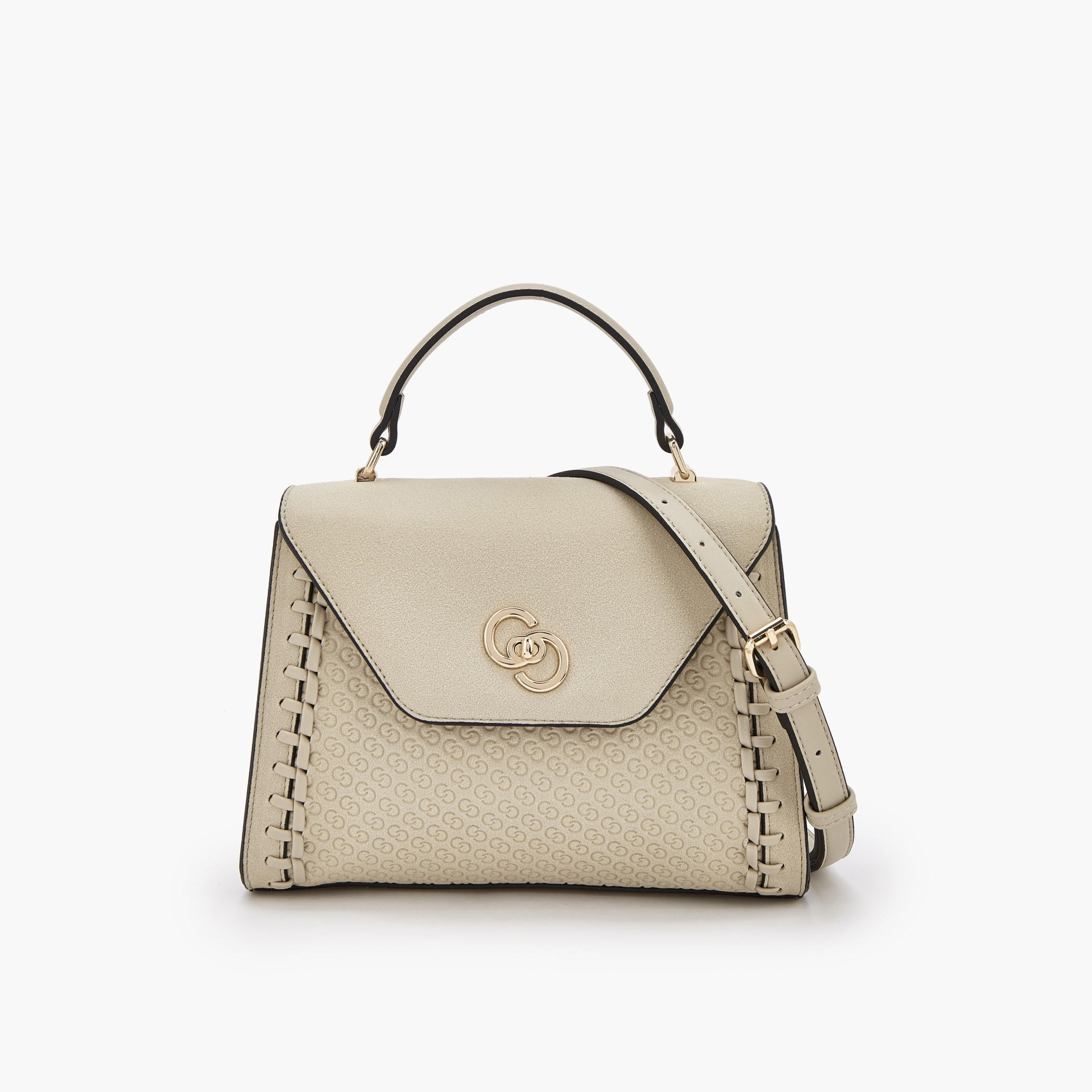 شنطة ساتشيل بارزة الملمس بقفل دوار من سيليست-women-bagsandwallets-handbags-image-1